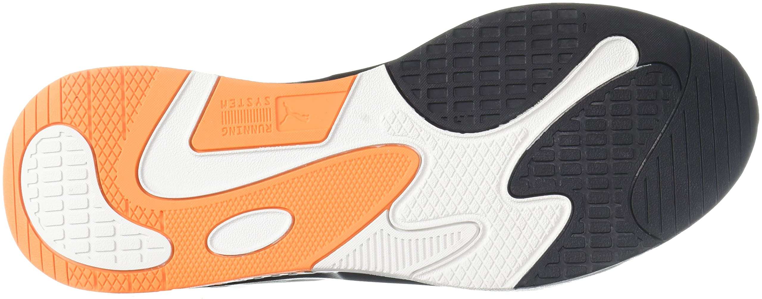 Puma Unisex RS-Fast Sneaker, Nimbus Cloud Black-Vibrant Orange, 3 6