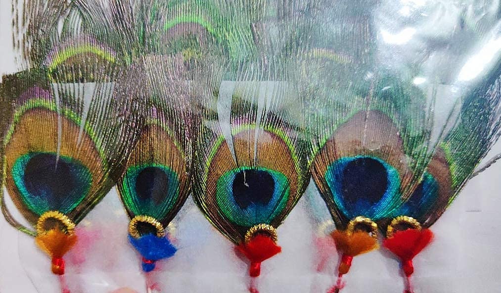 FIRMUS Laddu Gopal Mor Pankh Kalangi for Laddu Gopal Mukut, Pagdi - Pack of 1 Pieces 5