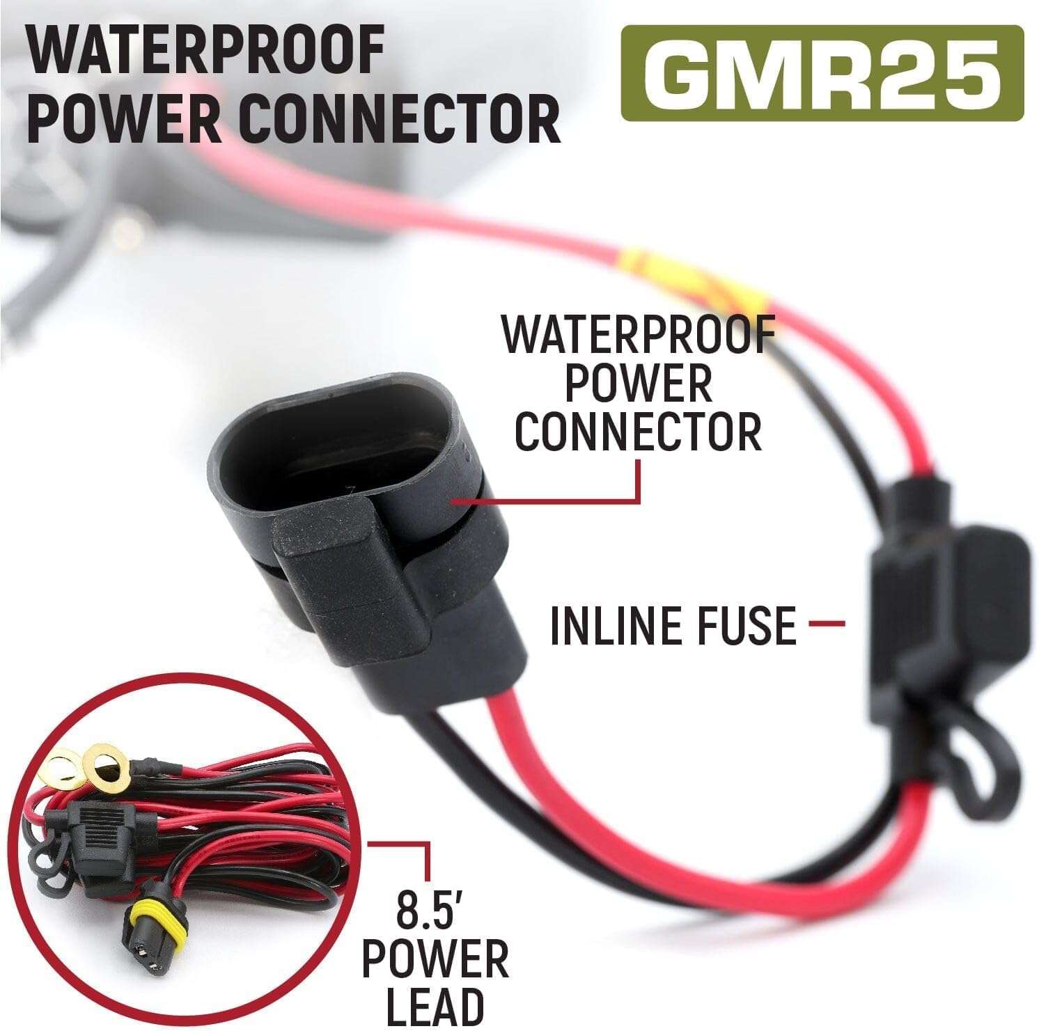 Rugged Radios GMRS 25 Watt Waterproof Two Way Mobile Radio Only for Overlanding Off Road Farming 6