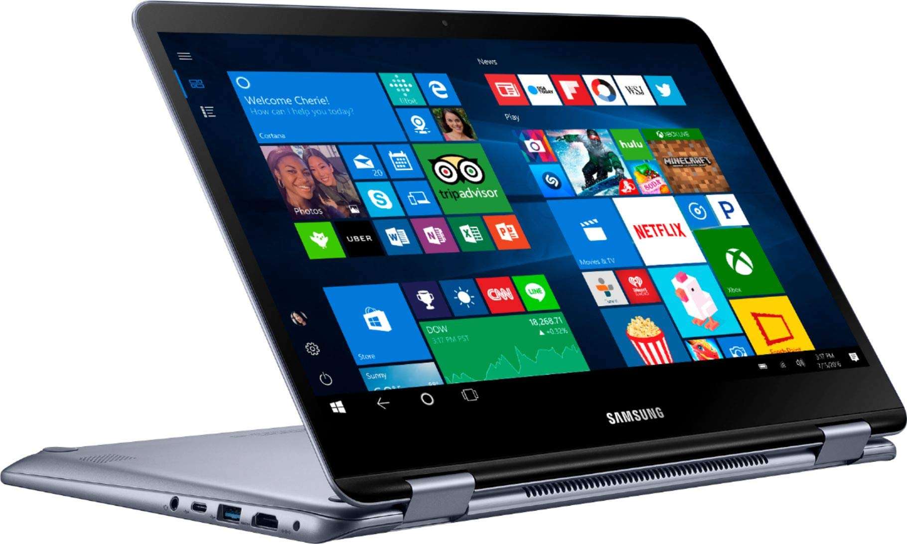 Samsung - Notebook 7 Spin 2-in-1 13.3" Touch-Screen Laptop - Intel Core i5 - 8GB Memory - 512GB Solid State Drive - Stealth Silver 4