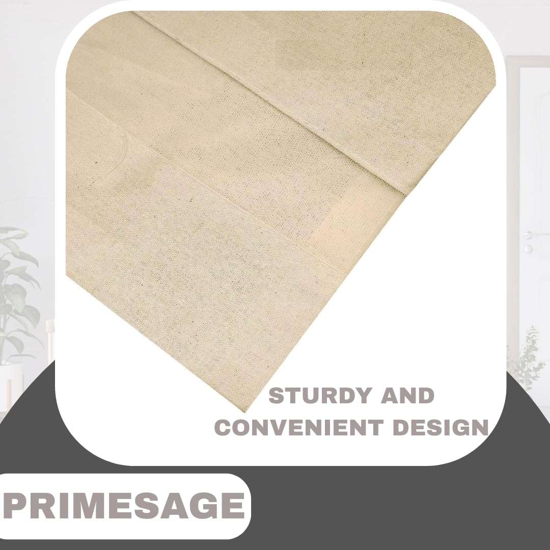 PRIMESAGE® Saree Covers for Storage Saree Organiser for Wardrobe Saree Cover Saree Covers Cotton Saree Covers for Storage Saree Bags Saree Bags for Storage Saree Cover | 16x14inches (Pack of 12) 5