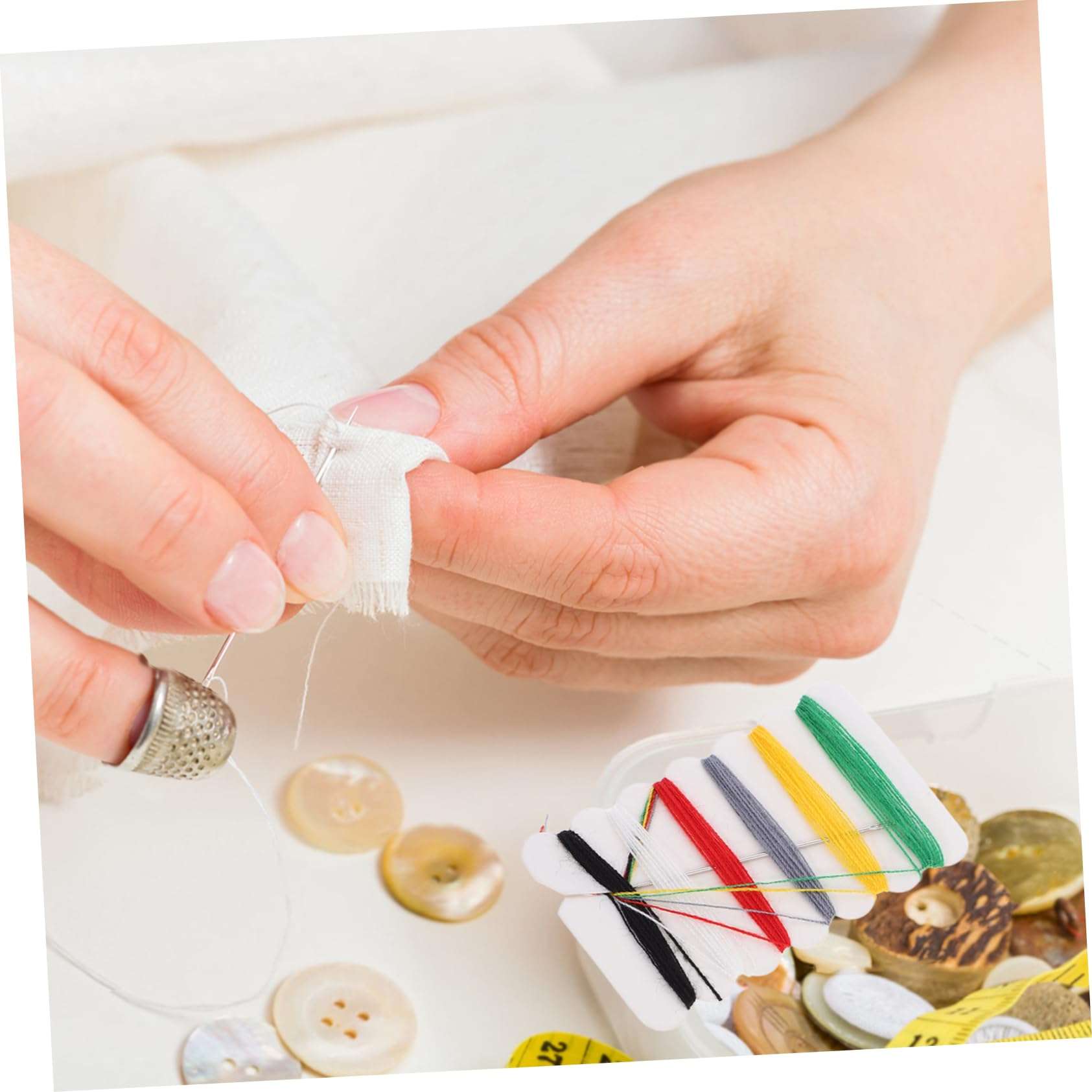 STOBOK 100 Packs Sewing Kit Stitch Sewing Supplies Needles Sewing Thread Kit Beginners Portable Sew Kit Embroidery Sewing Accessories Mending Kit Hotel Kits Speedy Travel 4