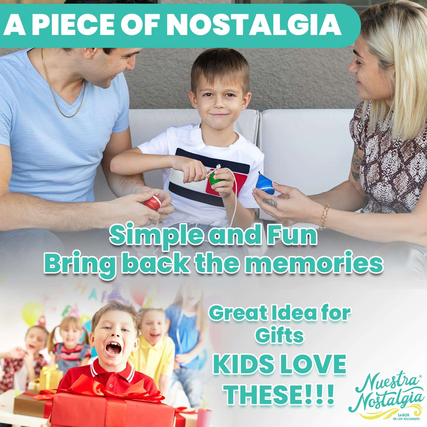 Authentic Spinning Tops Classic Wooden Trompos [Set of 3] 3