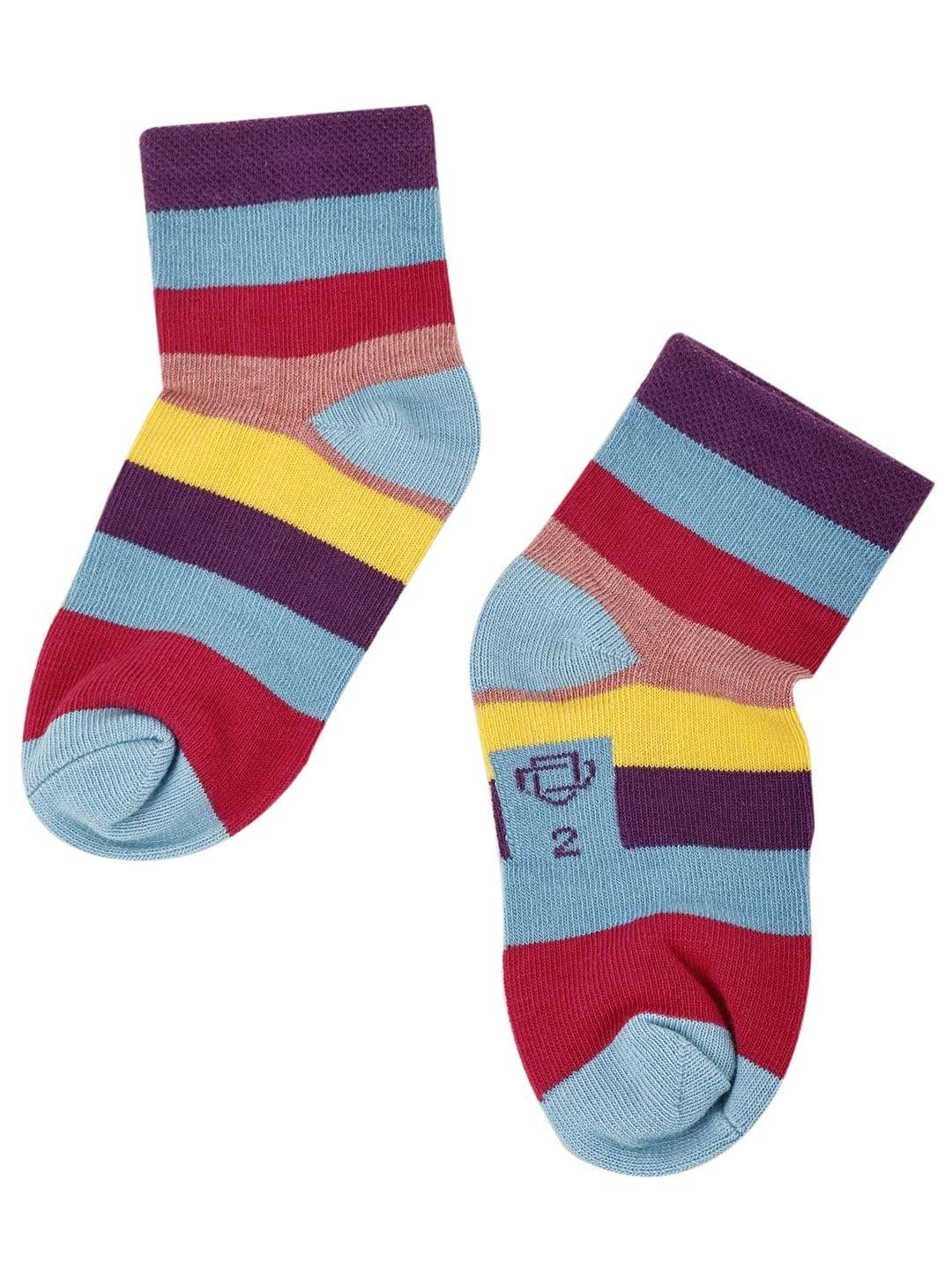 Dollar Kids Socks For Boys & Girls In Blended Cotton (Pack Of 3) 2