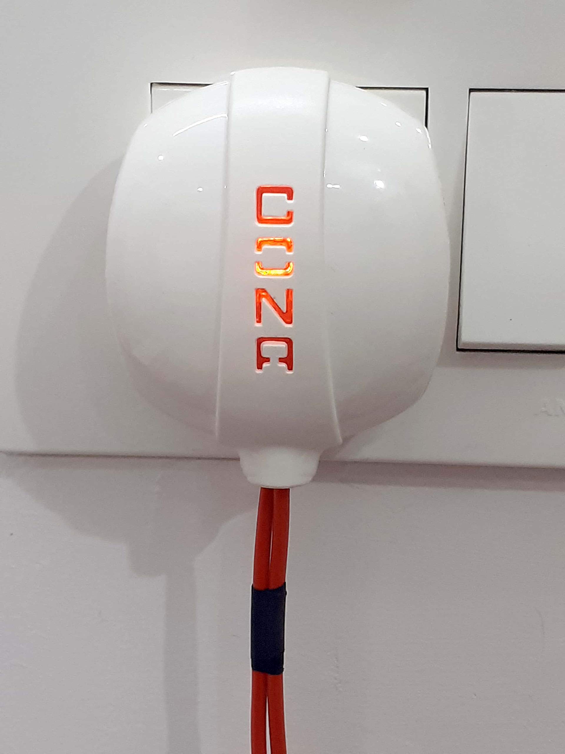 Cona Customised Extension Board with 1.5 mm Wire & Double Combine Socket 6/16 Amp & Switch 16 Amp with PVC Box & Indicator (10 Meter) 6