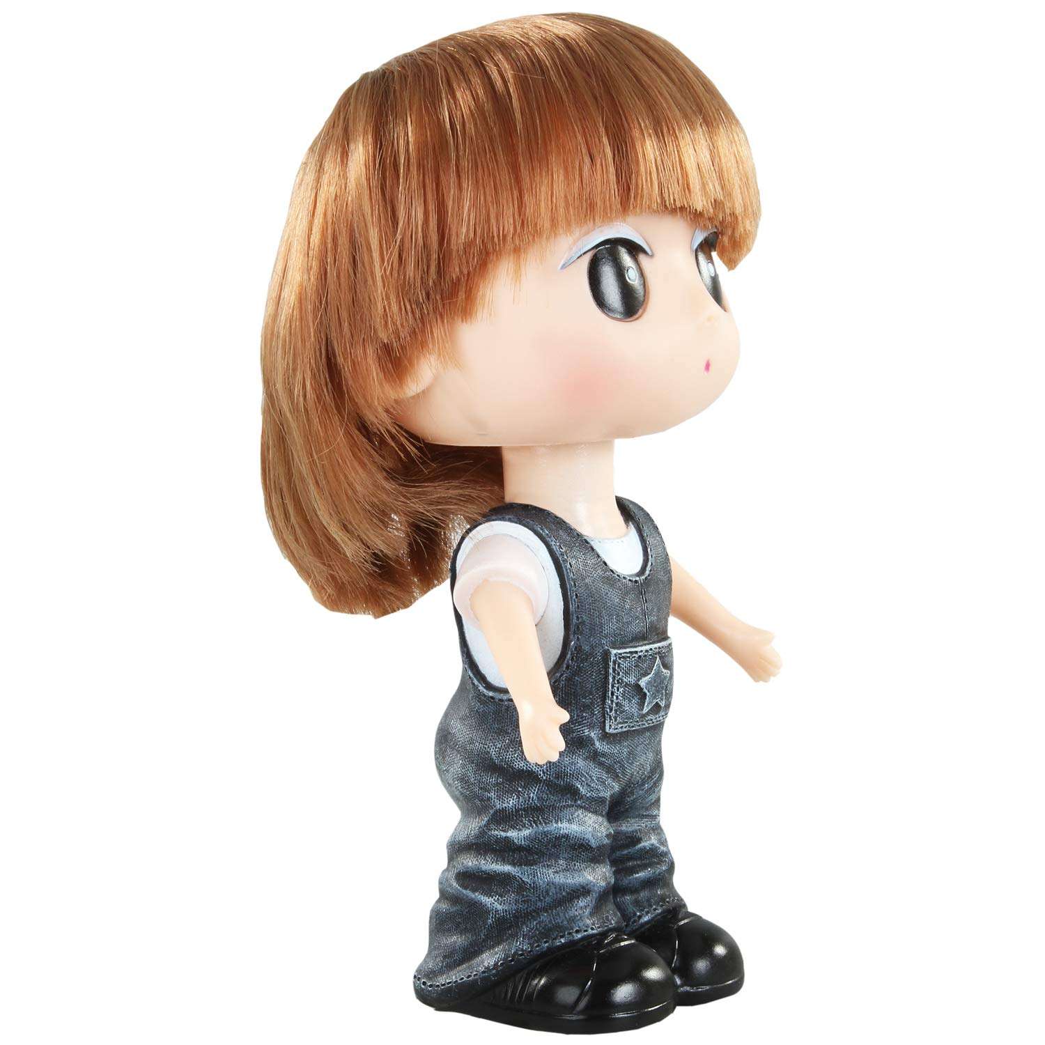 Shivexim® Cute Doll Piggy Bank (Black) 4
