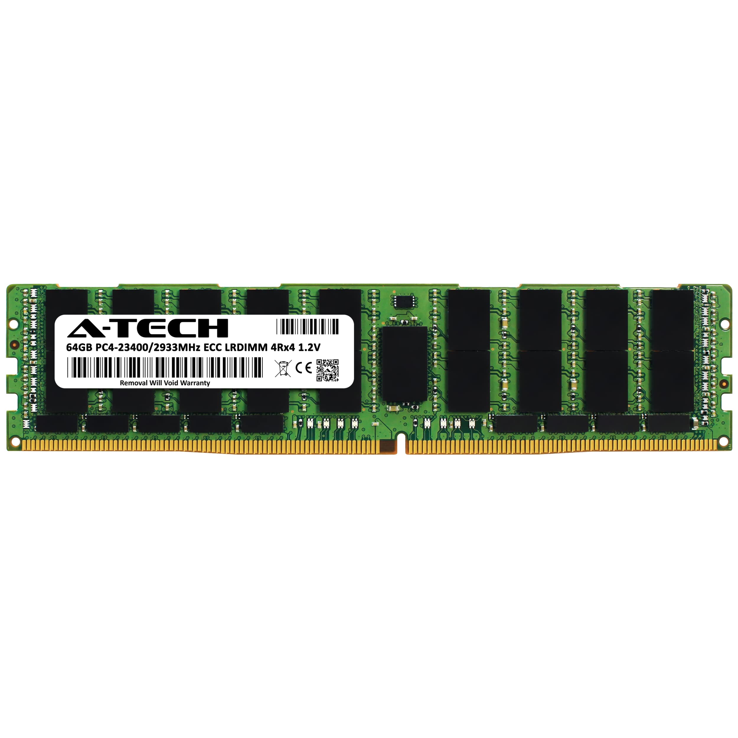 A-Tech 64GB RAM for Apple Mac Pro 2019 | DDR4 2933MHz PC4-23400 ECC LRDIMM 4Rx4 1.2V 288-Pin Load Reduced DIMM Memory Upgrade 2