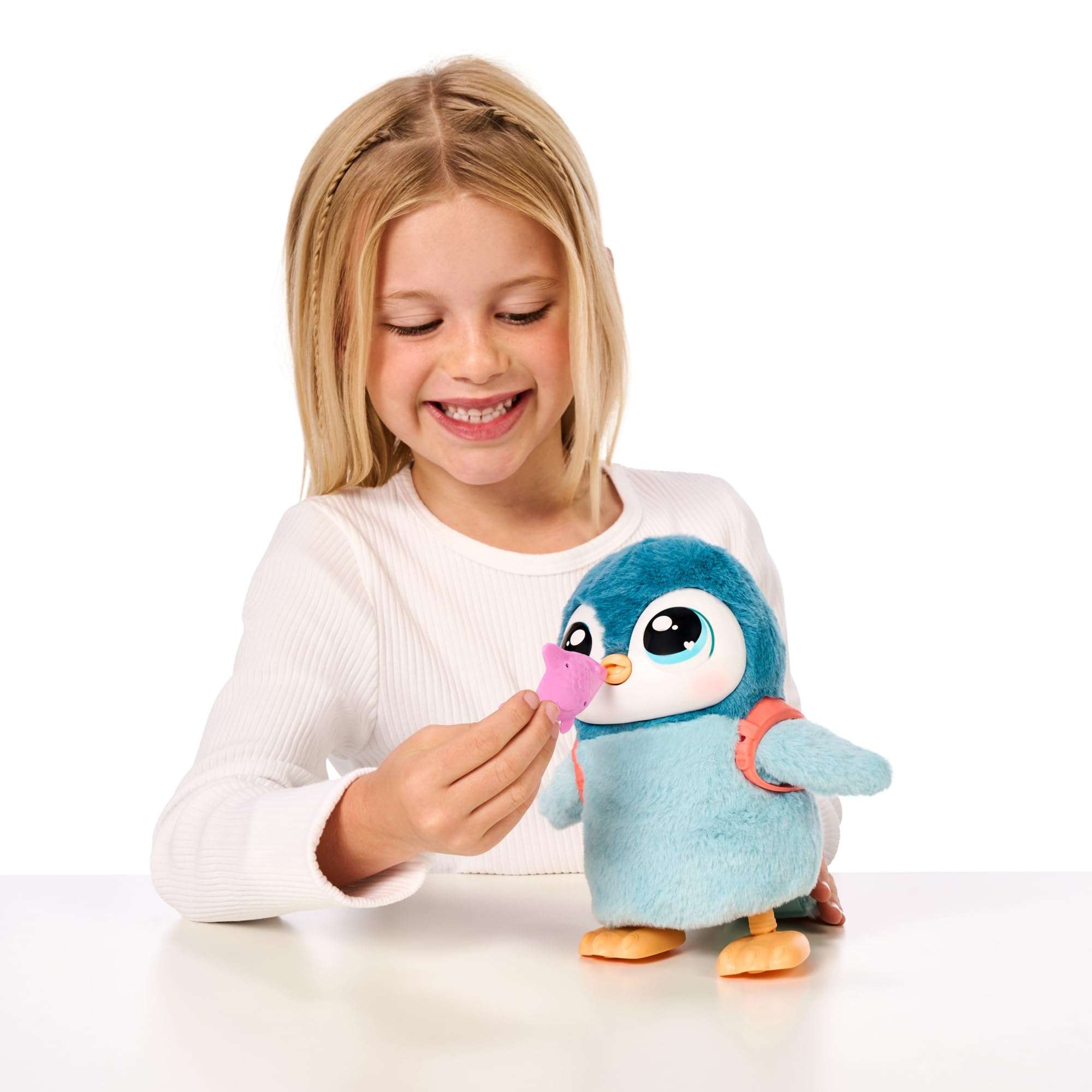 Little Live Pets Walking Penguin My Pet Waddles, Interactive Plush Penguin with 25+ Sounds and Detachable Leash, Toy Penguins for Kids of Ages 5+ 5