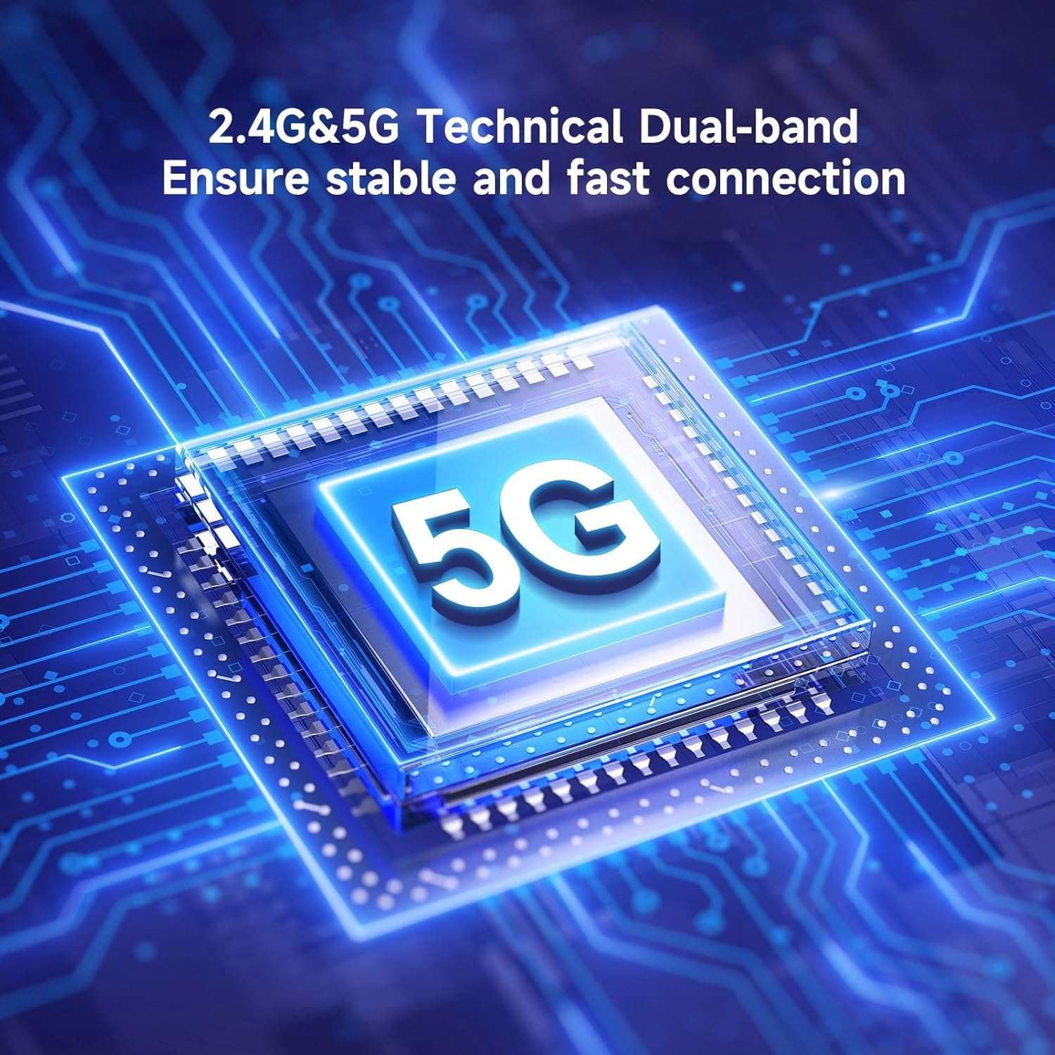 Tobo 2024 Upgraded Wireless HDMI Transmitter and Receiver, 330FT/100M Plug & Play Portable 2.4G/5G Wireless HDMI Extender Kit for Desktop,PC,TV Box, PS5/4 to TV/Monitor/Projector TD-1342H 4