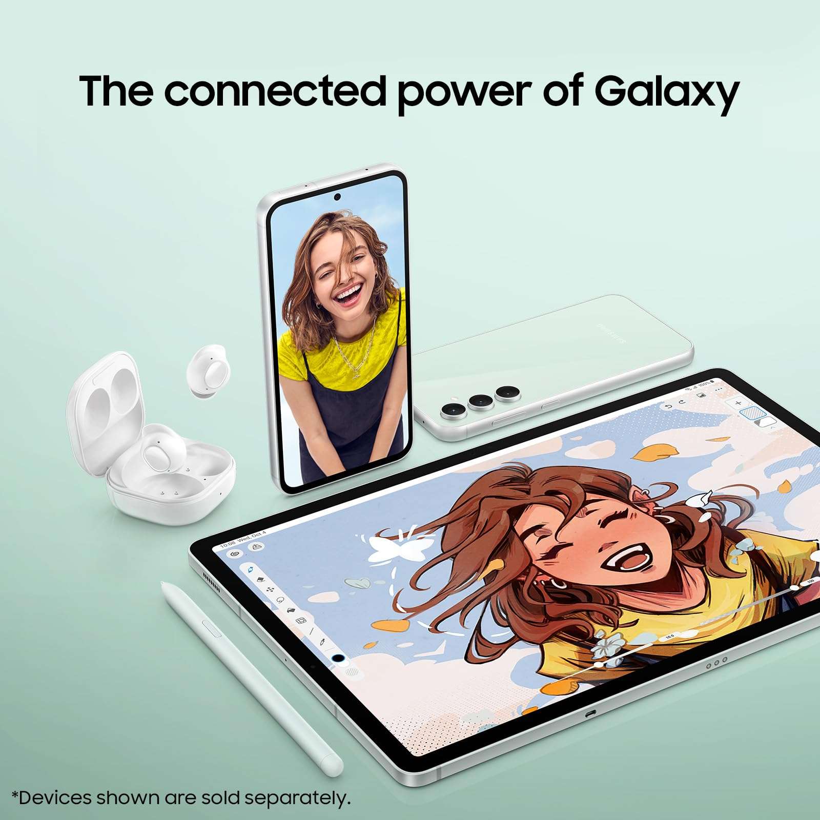 SAMSUNG Galaxy S23 FE 5G (Mint 256 GB Storage) (8 GB RAM) 6