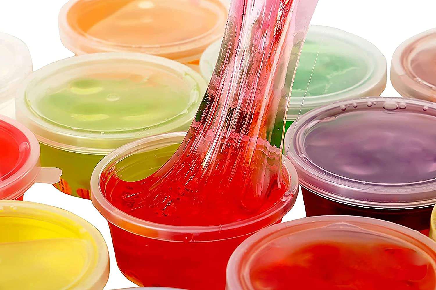 AMTRIX Multicolor Scented DIY Magic Toy Slimy Slime Clay Gel Jelly Putty Set kit Toy for Boys Girls Kids Slime(Pack of 12) 3