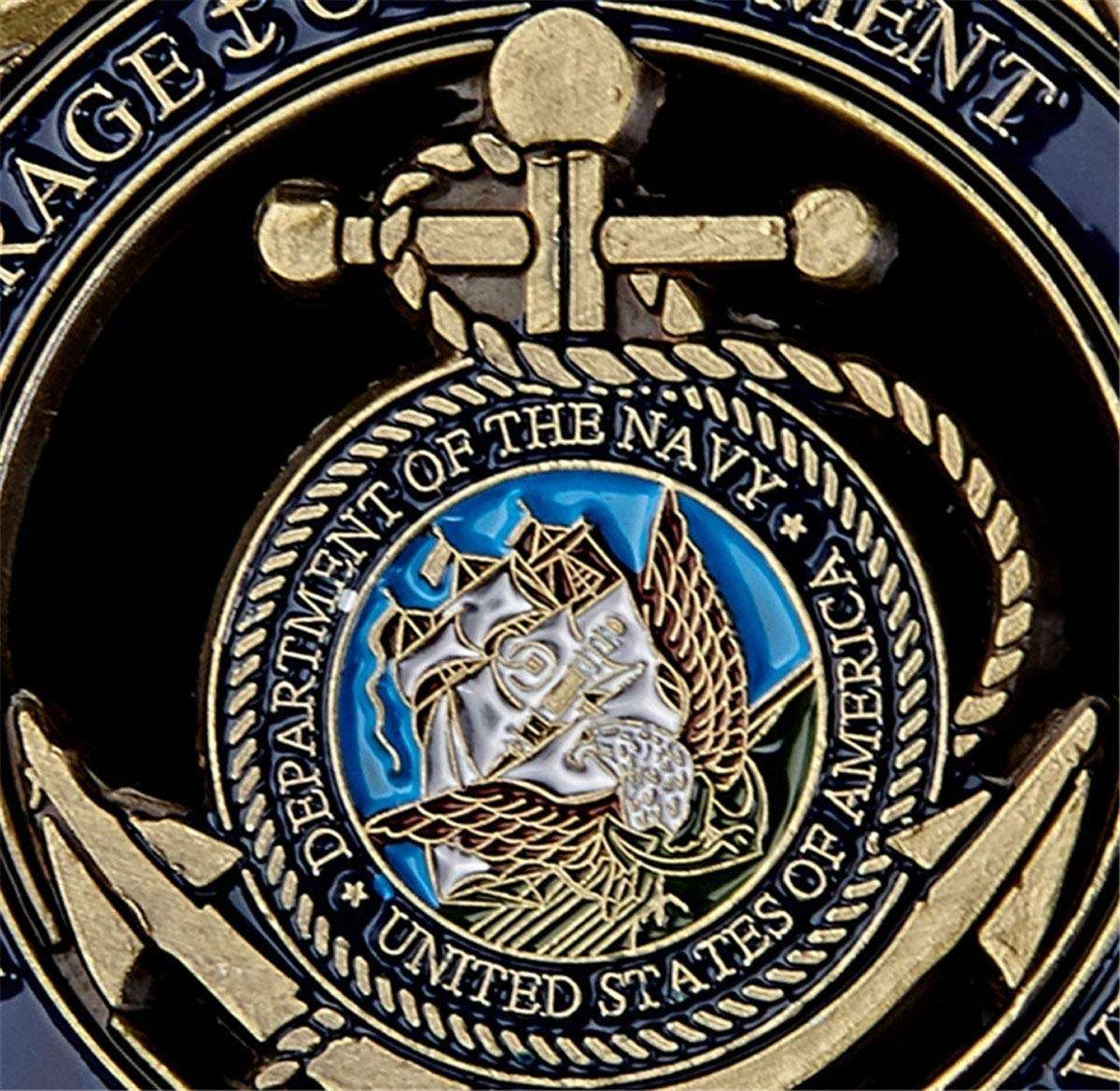 Navy Core Values Challenge Coin Collector's Medallion 5