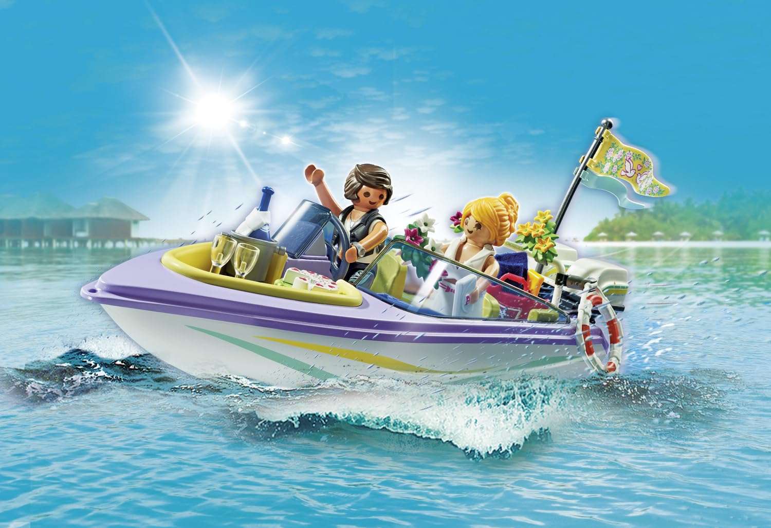 Playmobil Honeymoon Speedboat Trip 4