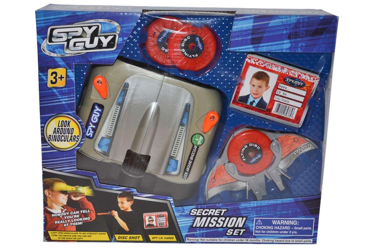Spy Guy 10 Piece Toy Secret Mission Set with Look Around Binoculars (Binoculars) 1