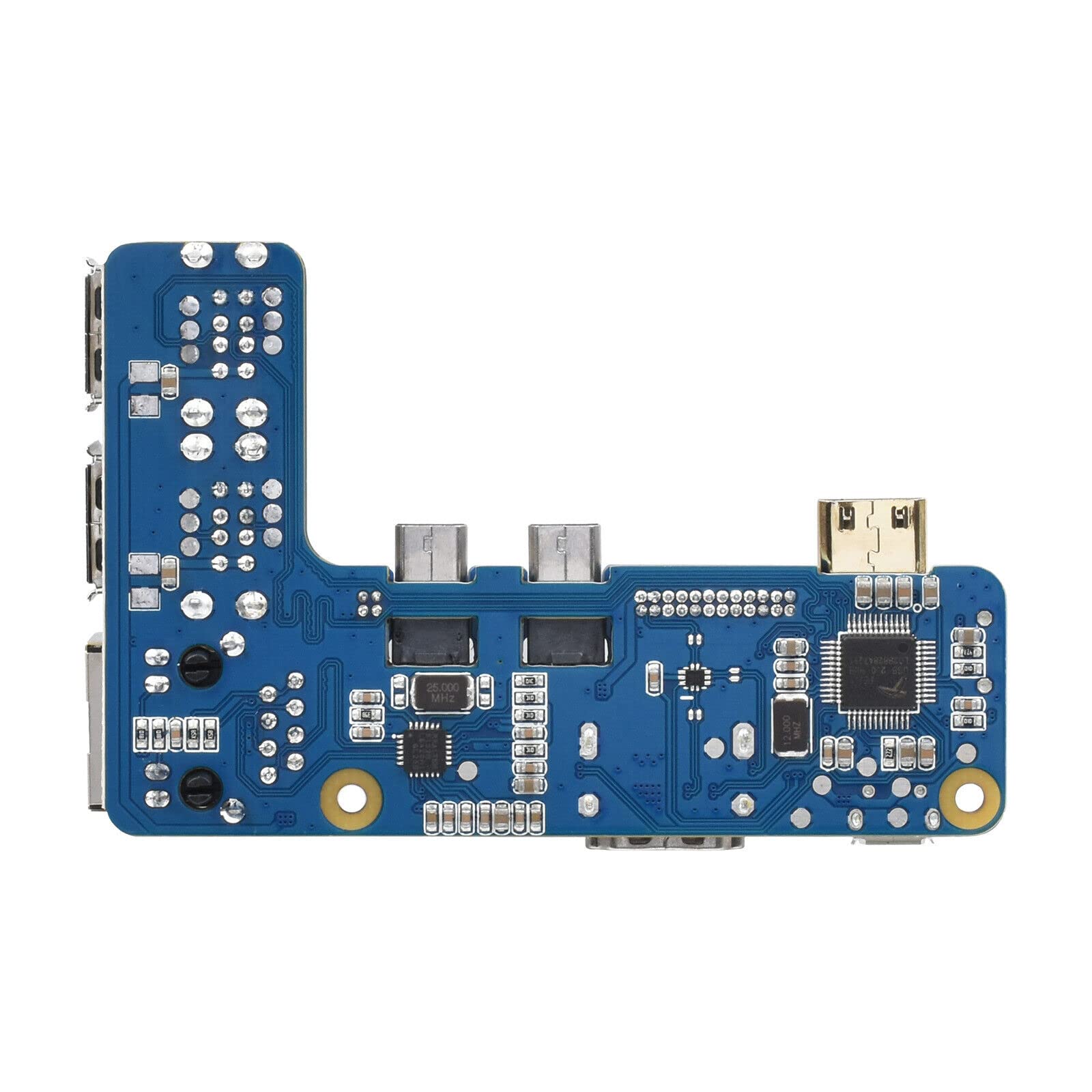 CHICHIYANG 4-Way USB Hub Expansion Board Module for Raspberry Pi Zero Series BPI M2 Zero Expansion Board Replacement 5