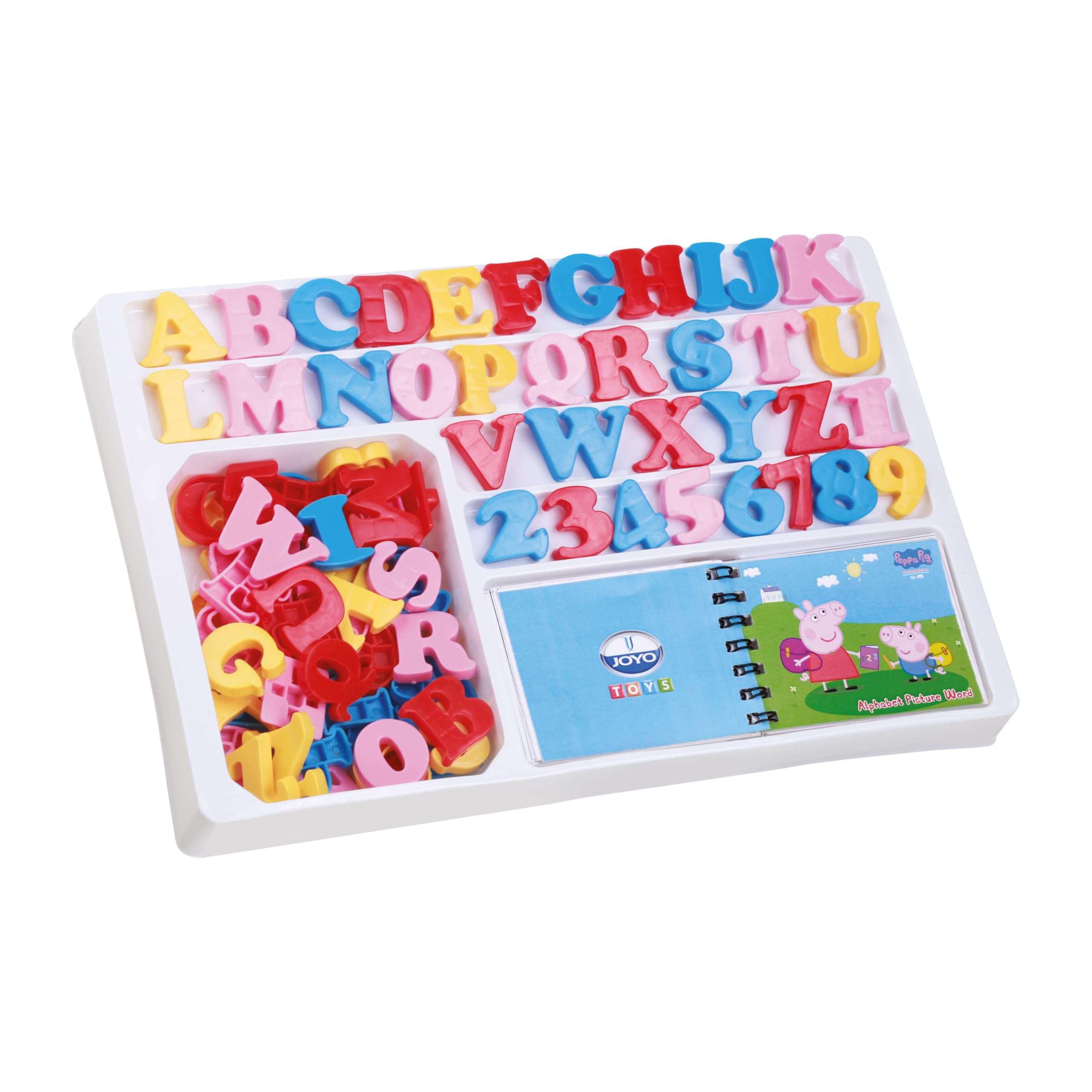 Joyo Educational Alphabet Senior Master, Numbers & Shapes for Kids 44Pcs Set - Peppa Pig 1