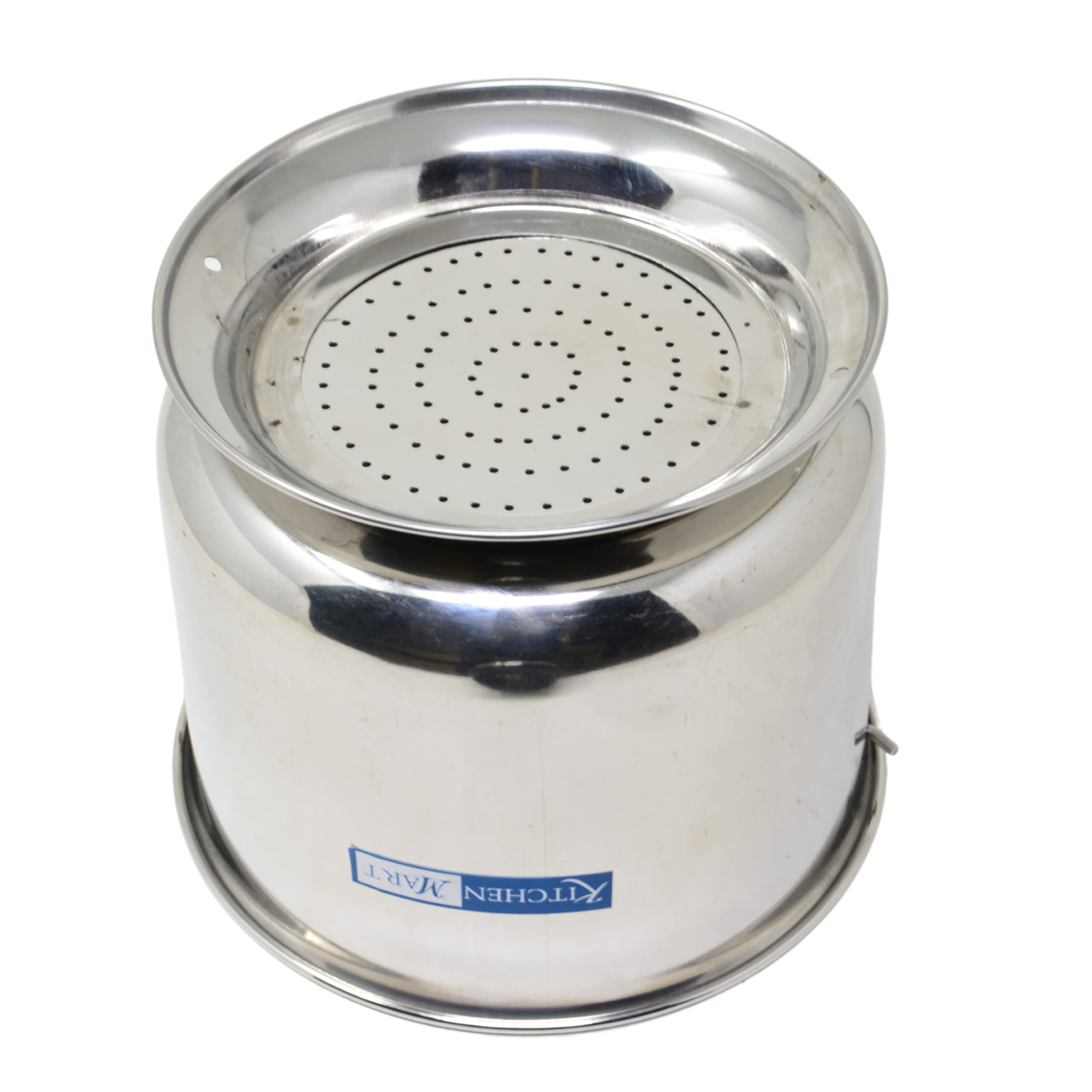 Kitchen Mart Premium Stainless Steel Starch Remover Container for Pressure Cooker (for 5 litres Cooker) 4