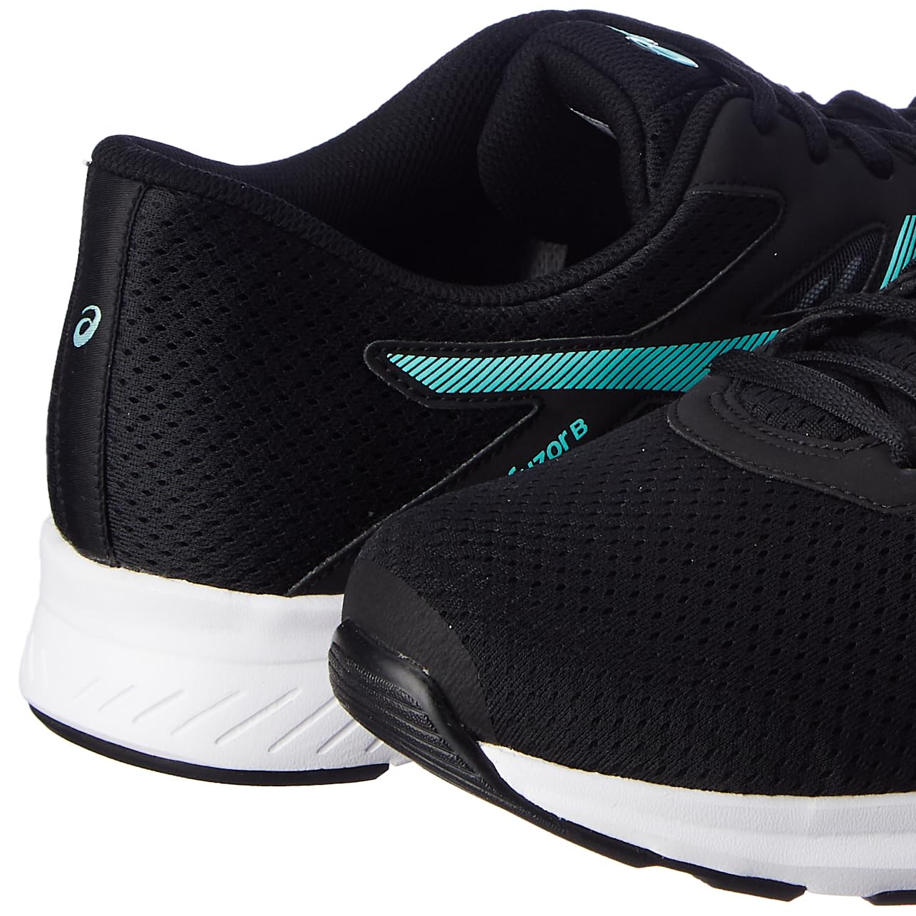ASICS Mens fuzor B Black/Illuminate Mint Sneakers - 6 UK (1021A532.004) 3