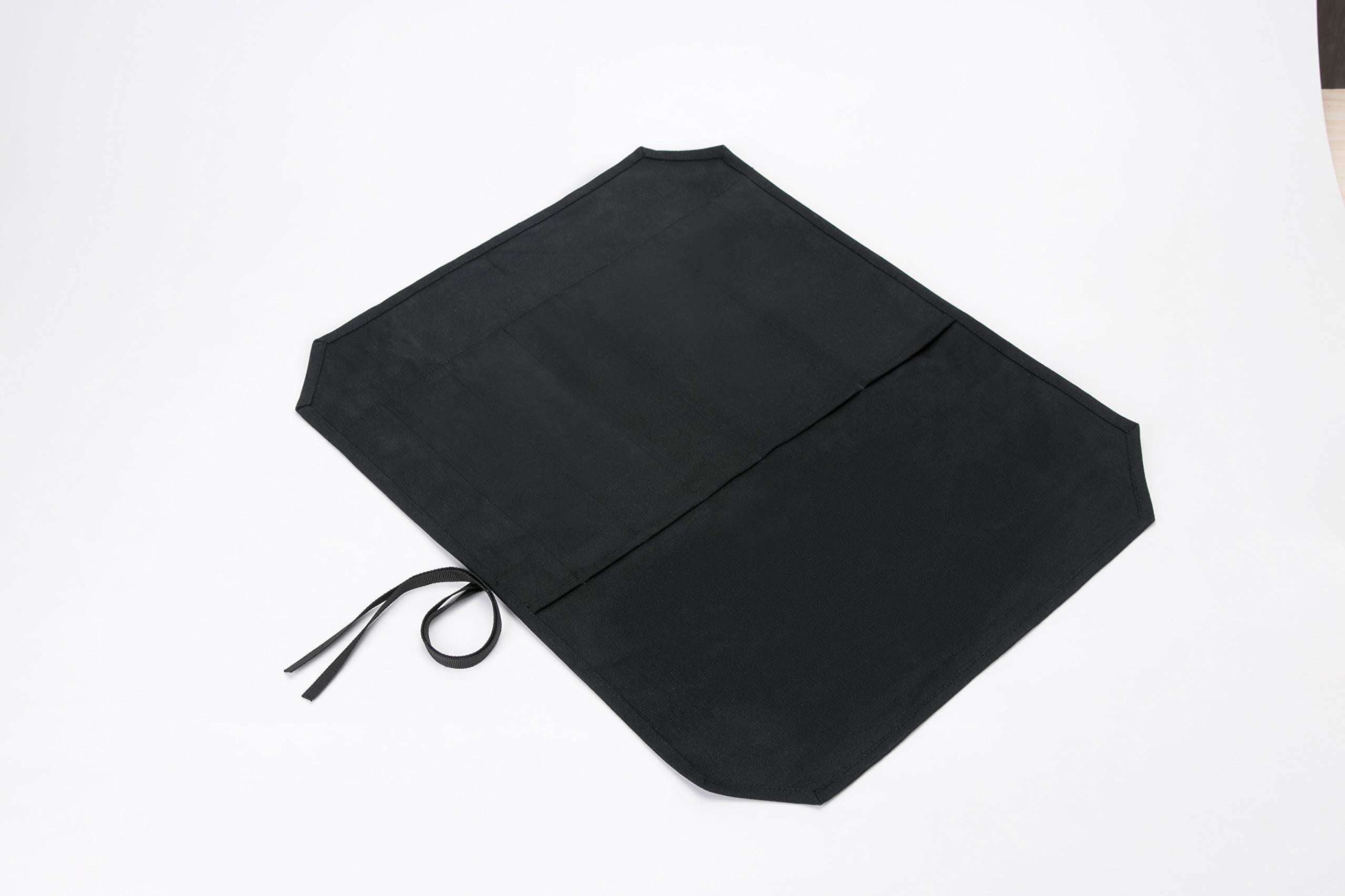 HERSENT Knife Roll,Chef’s Knife Roll Case,Waxed Canvas Cutlery Knives Holders Protectors,Home Kitchen Cooking Tools and Utensils Wrap Bag Wallet,Multi-Purpose Brush Roll Bag,Travel Tool Roll Pouch 5