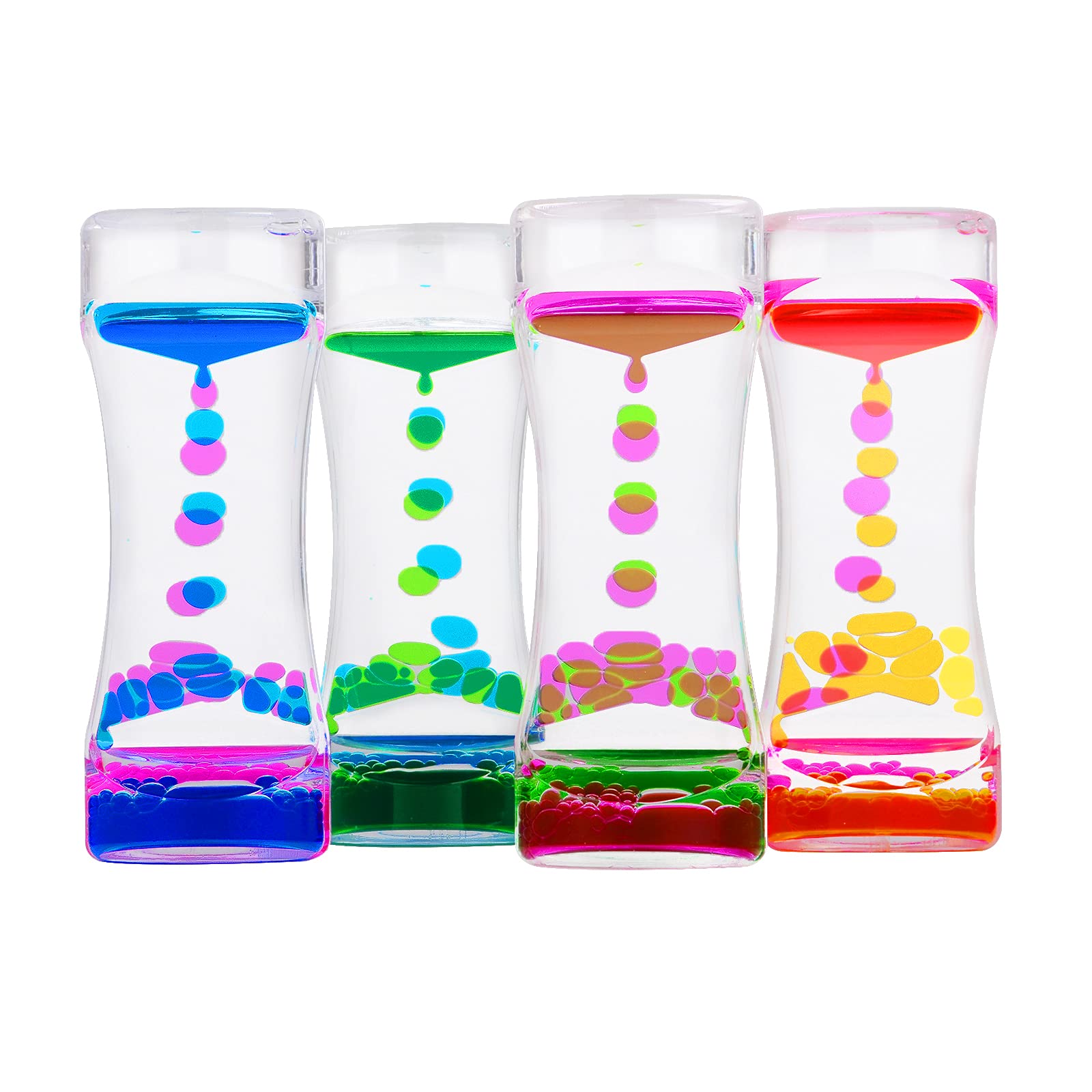 LULUFUN Liquid Motion Timer Bubbler, Sensory Toy for Visual Relaxation, Desk Toy, Gifts for Adults and Children (A)