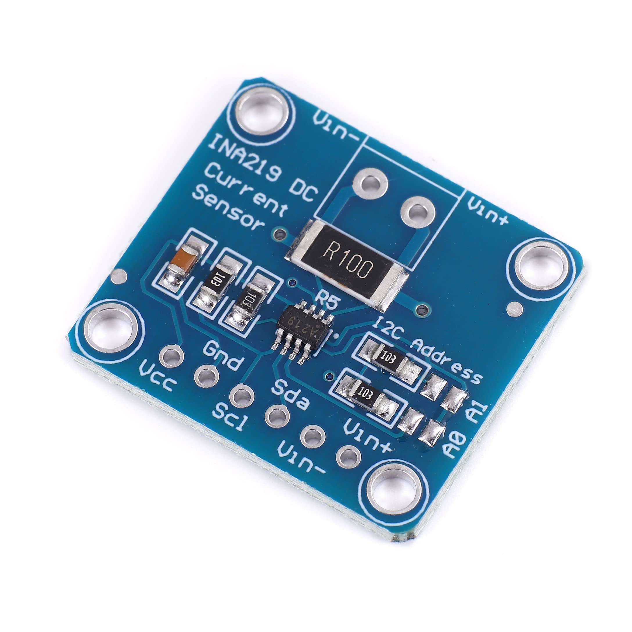 Teyleten Robot MCU-219 INA219 I2C interfaces Zero-Drift bi-Directional Current/Power Monitoring Sensor Module for Arduino Raspberry Pi 5pcs 3