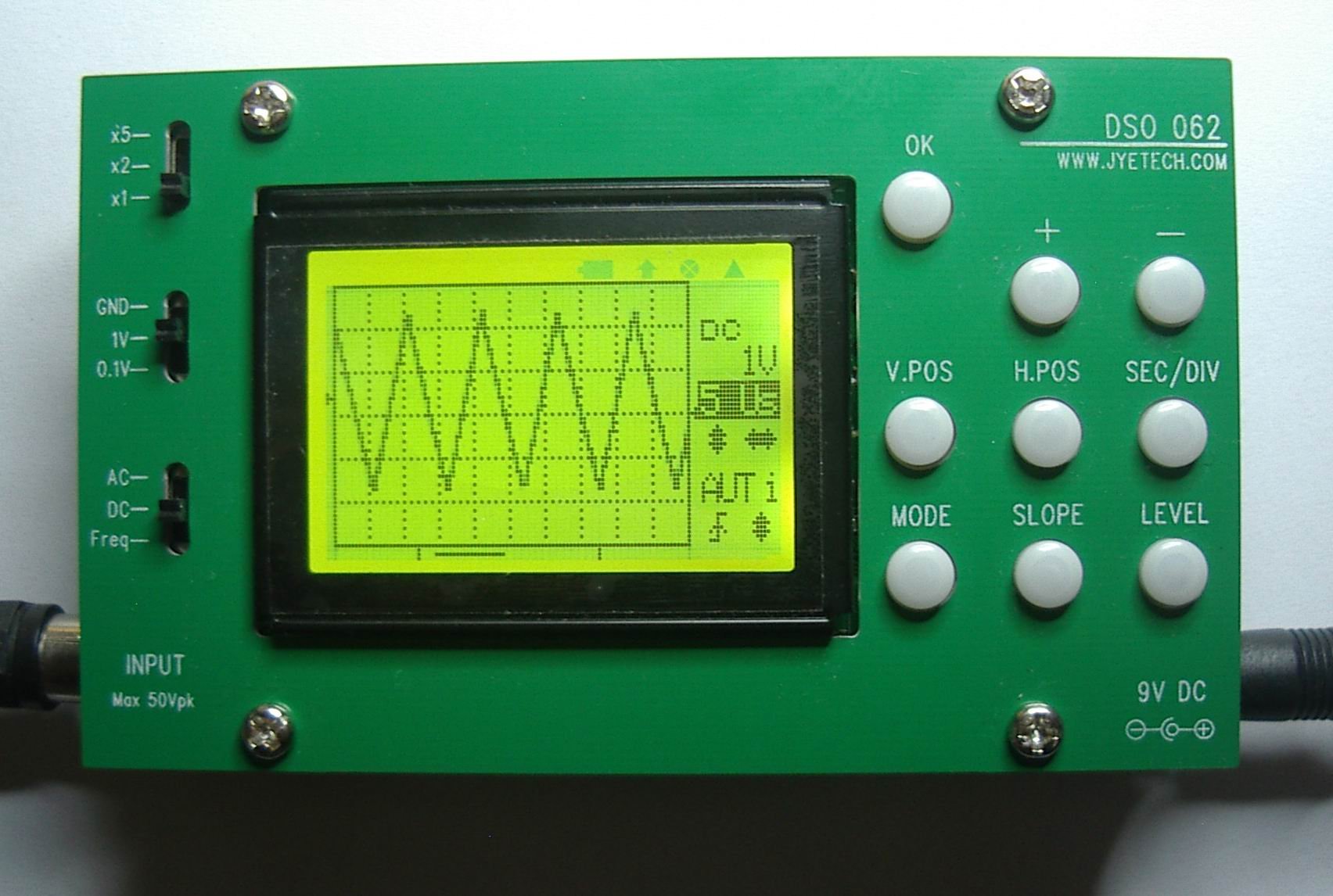 JYE Tech 06204KP 062 LCD oscilloscope DIY kit 6
