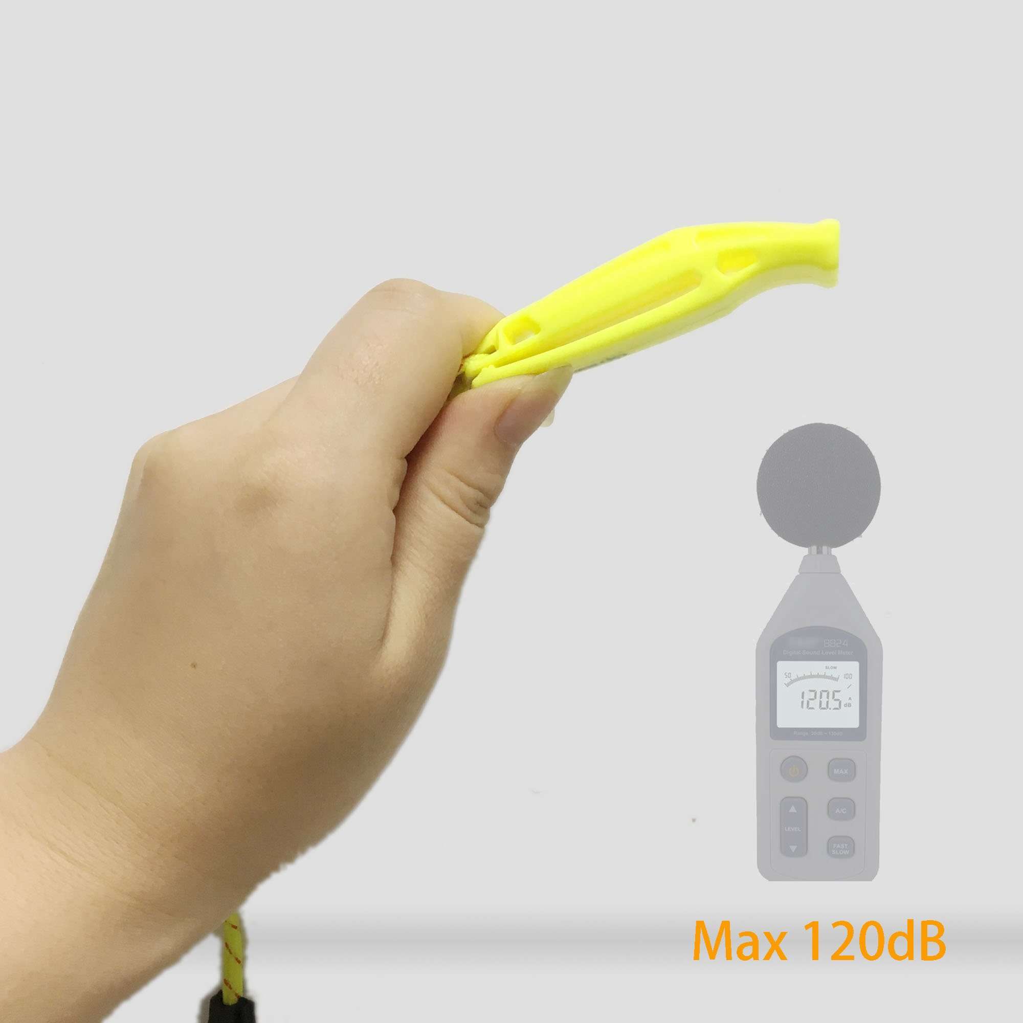 HOLDALL Emergency Safety Whistle with Lanyard, Loud Pea-Less Whistles for Boating Kayaking Life Vest Survival Rescue Signaling. 3