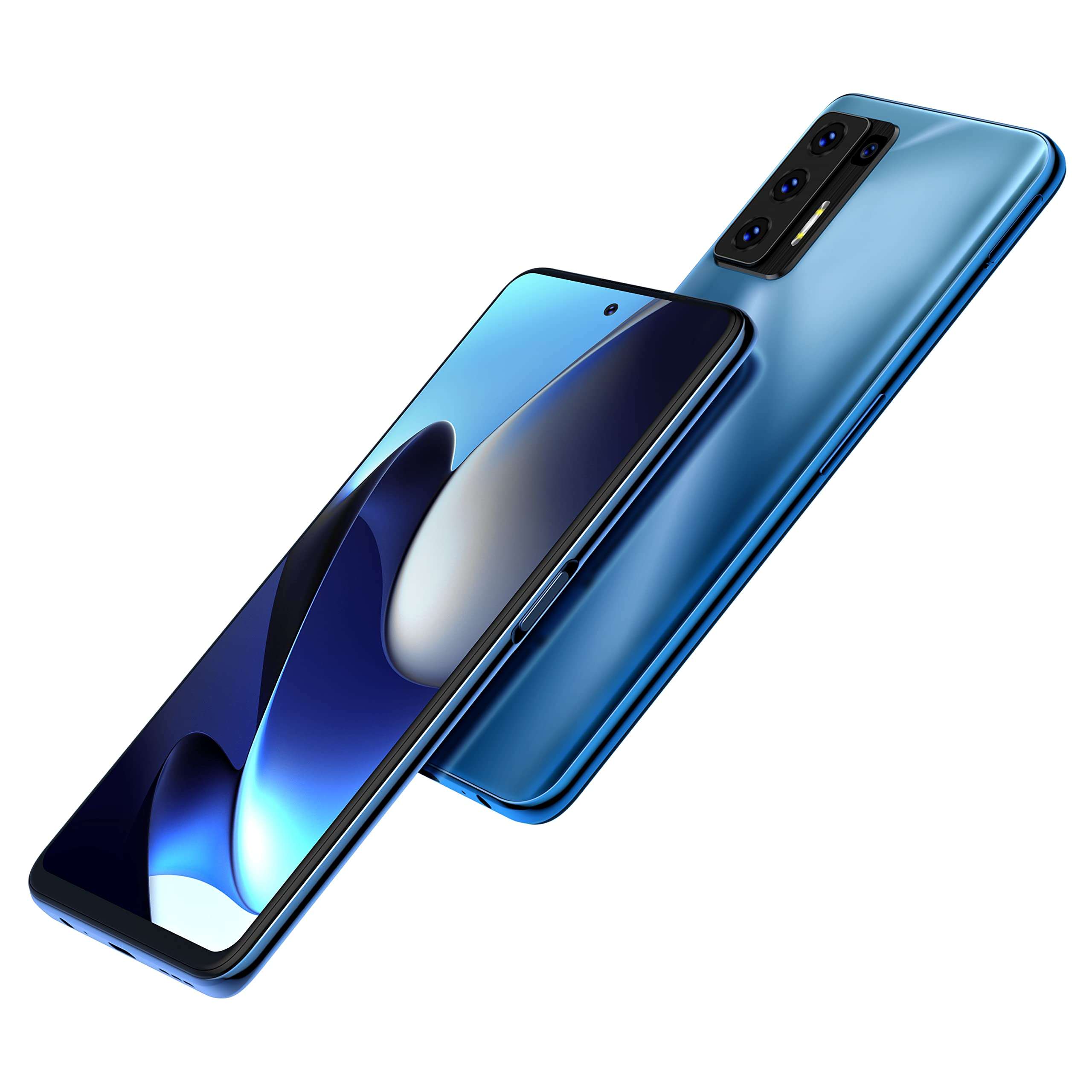 BLU F91 5G | 2022 | 3-Day Battery | Unlocked | 6.8” Full HD+ Display | 128/8GB | 48MP Quad Camera | NFC Capable | US Version | US Warranty | Sky Blue 2