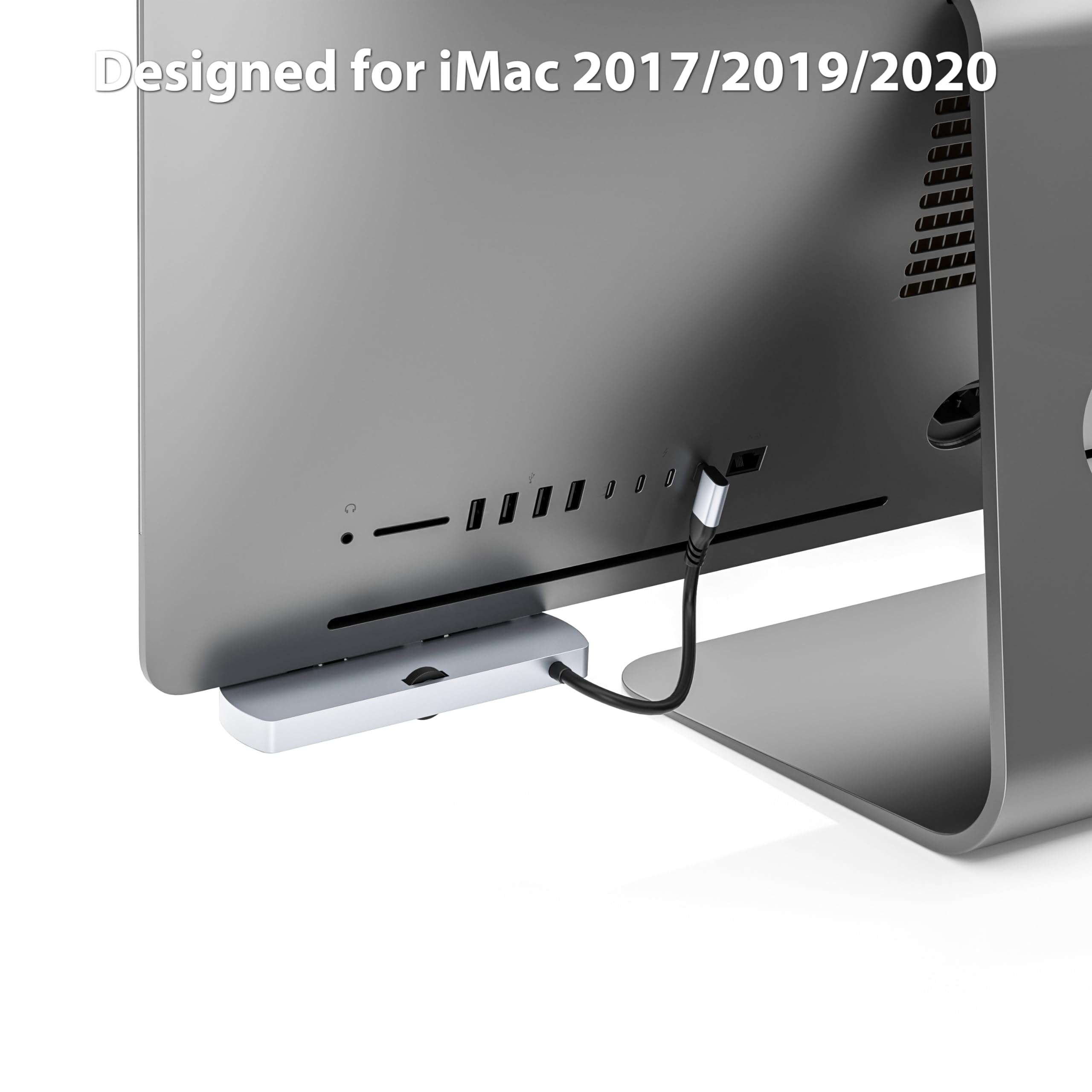 LINKEET 7-in-1 Aluminum USB C Clamp Hub for iMac & 75% Ultra-Slim Wireless Mechanical Keyboard for Mac/Win 4