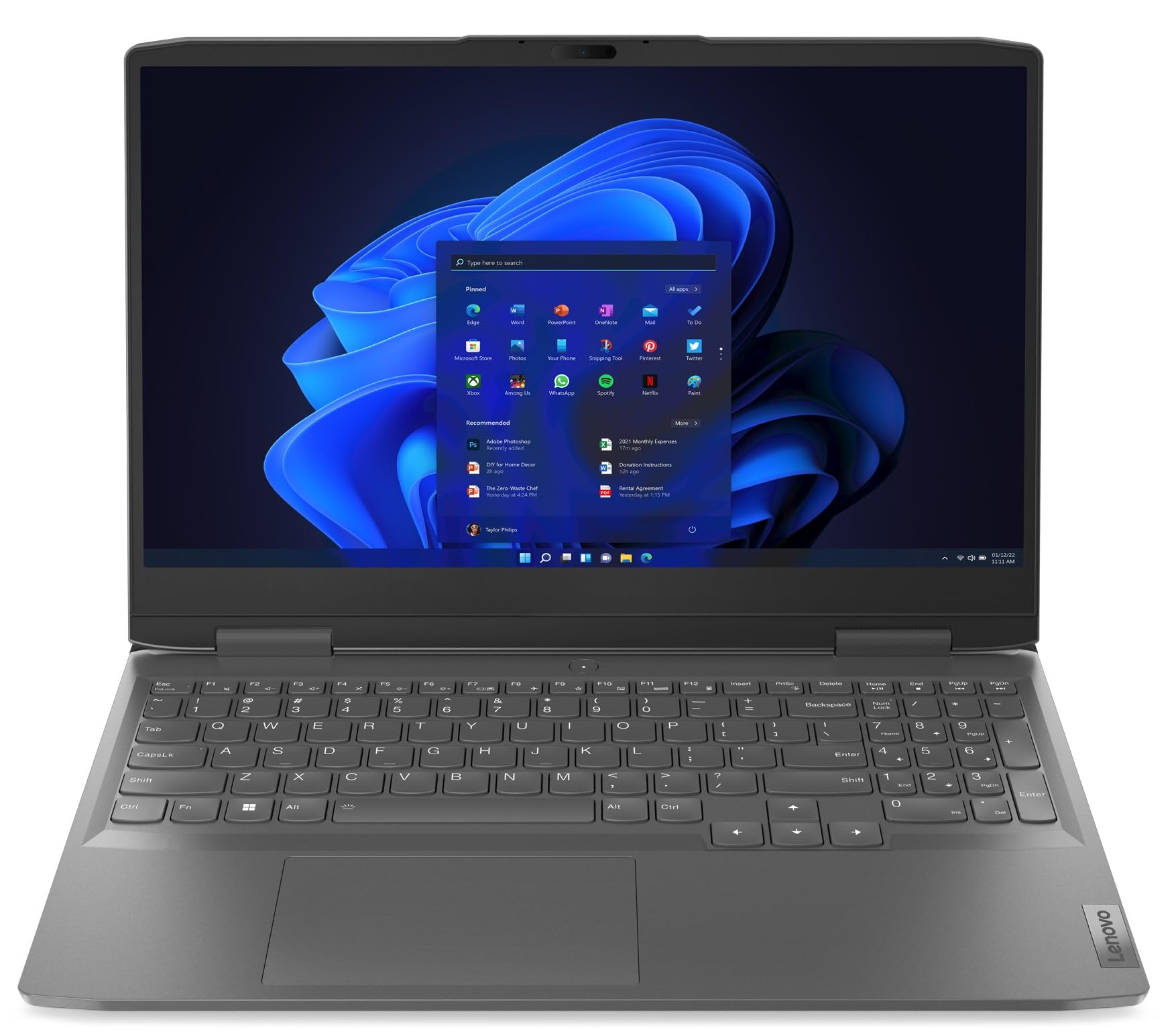 Lenovo LOQ Intel Core i5-12450H 15.6" (39.6cm) FHD IPS 144Hz 350Nits Gaming Laptop (16GB/512GB SSD/Win 11/NVIDIA RTX 4050 6GB Graphics/Office 2021/3 Month Game Pass/Storm Grey/2.4Kg), 82XV00F6IN 4