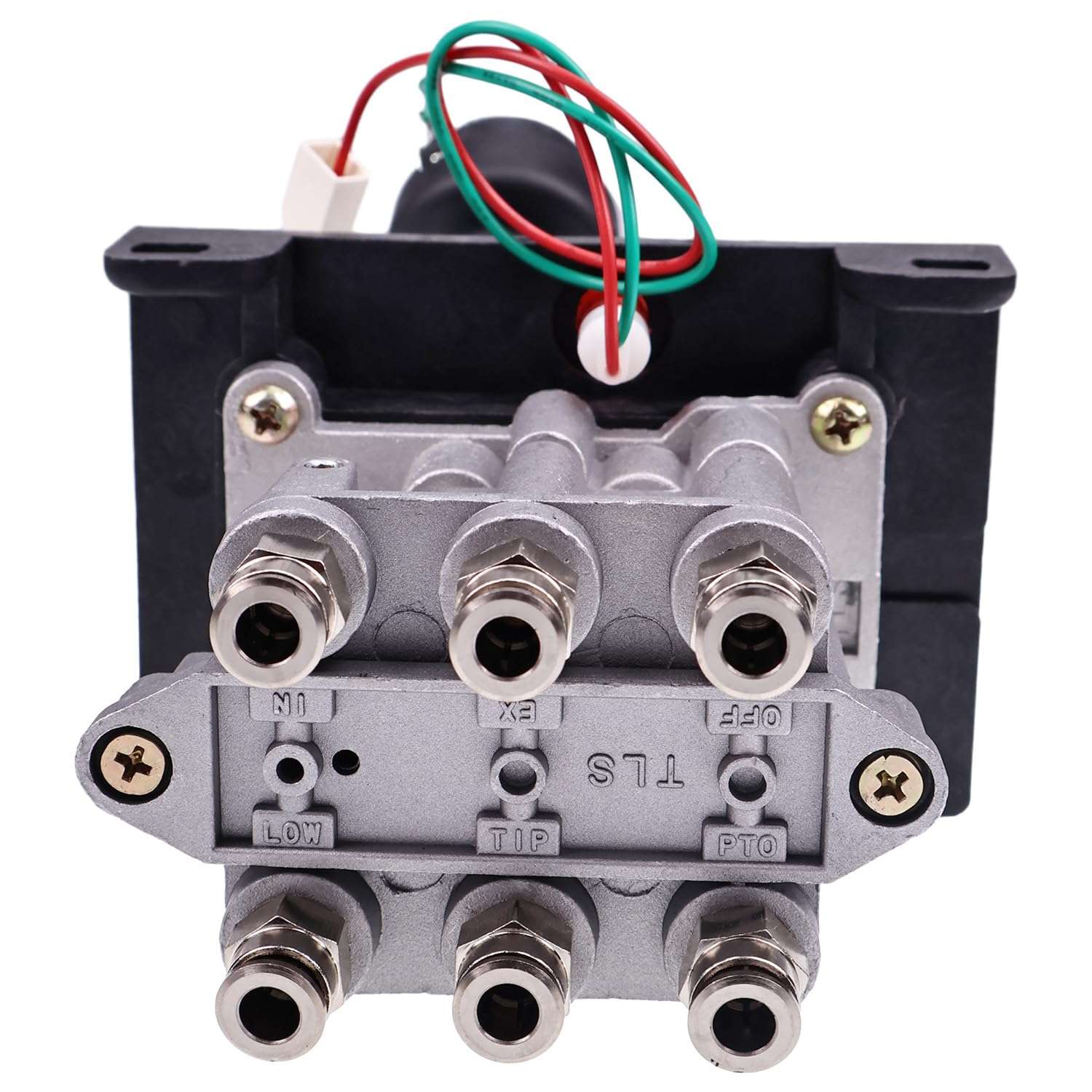 AIVWUMOT Air Shift Control Valves with PTO Switch Brighter Light Push to Connect Fittings Dump Truck Valve Tipper Hydraulic System AV-295 AV295 328388-79X 329358X K90 Series 5