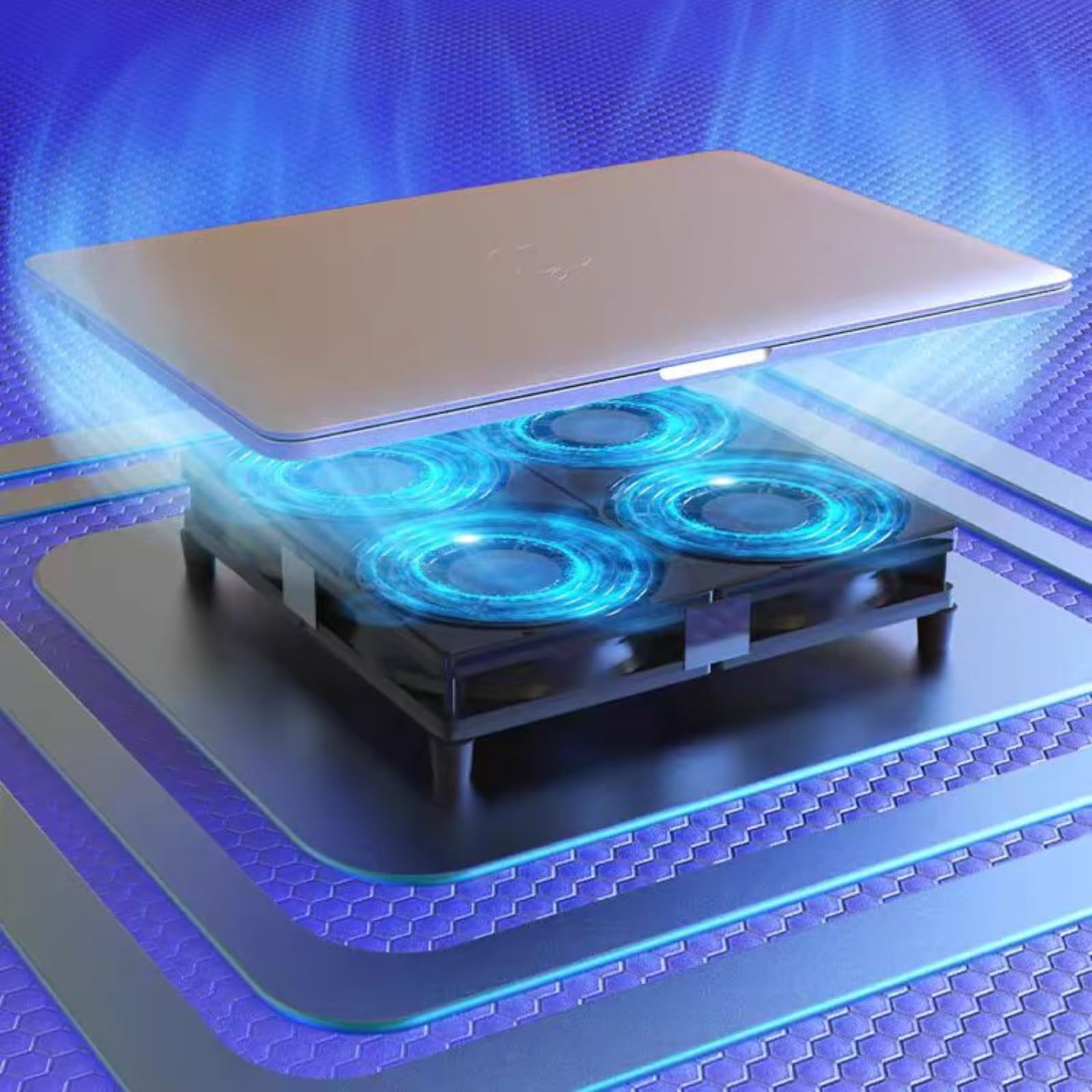 Yeiwenl 5V Quiet USB Cooling Fan 120mm x 4 with 1200mm Cable,152CFM Big Airflow Cooling for Router, Computer, Mac Mini, PlayStation, Rack DIY Audio Video Network Cabinet Server Cooling Project 5