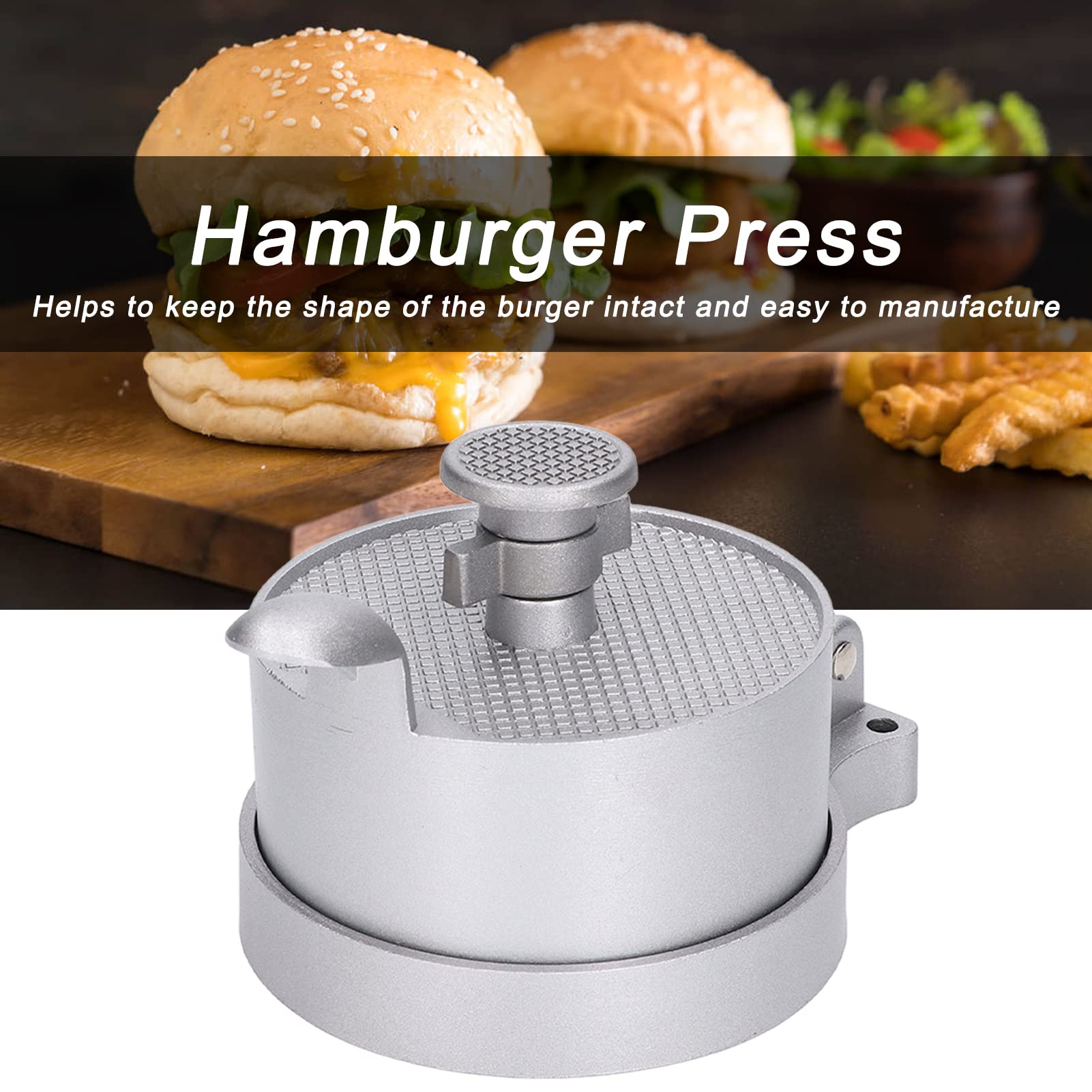 Burger Patty Maker, Safe Reliable Burger Maker for Restaurant for Canteen for Home 5
