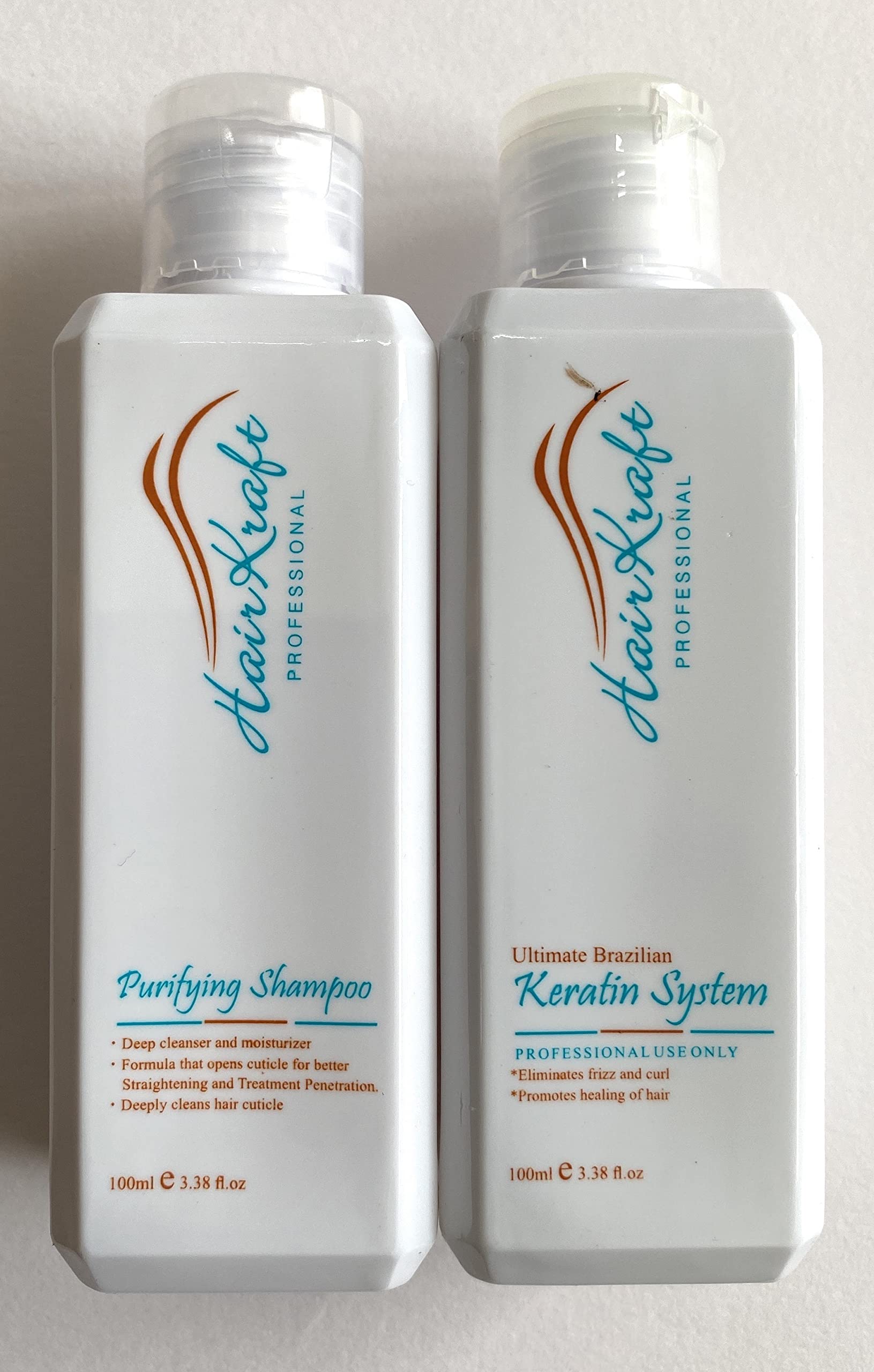 HairKraft Keratin Treatment system with purifying shampoo 100ml 3