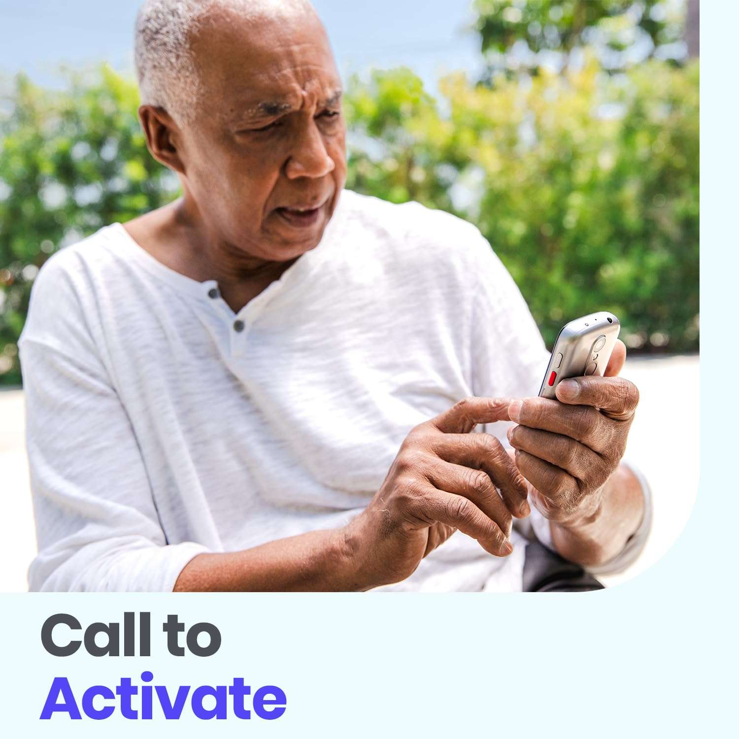 LogicMark Freedom Alert Max: Cellphone with Medical Alert System for Seniors and Elderly. Featuring GPS Services, Fall Detection, Geofencing, U.S. Based Monitoring, Subscription Based 4