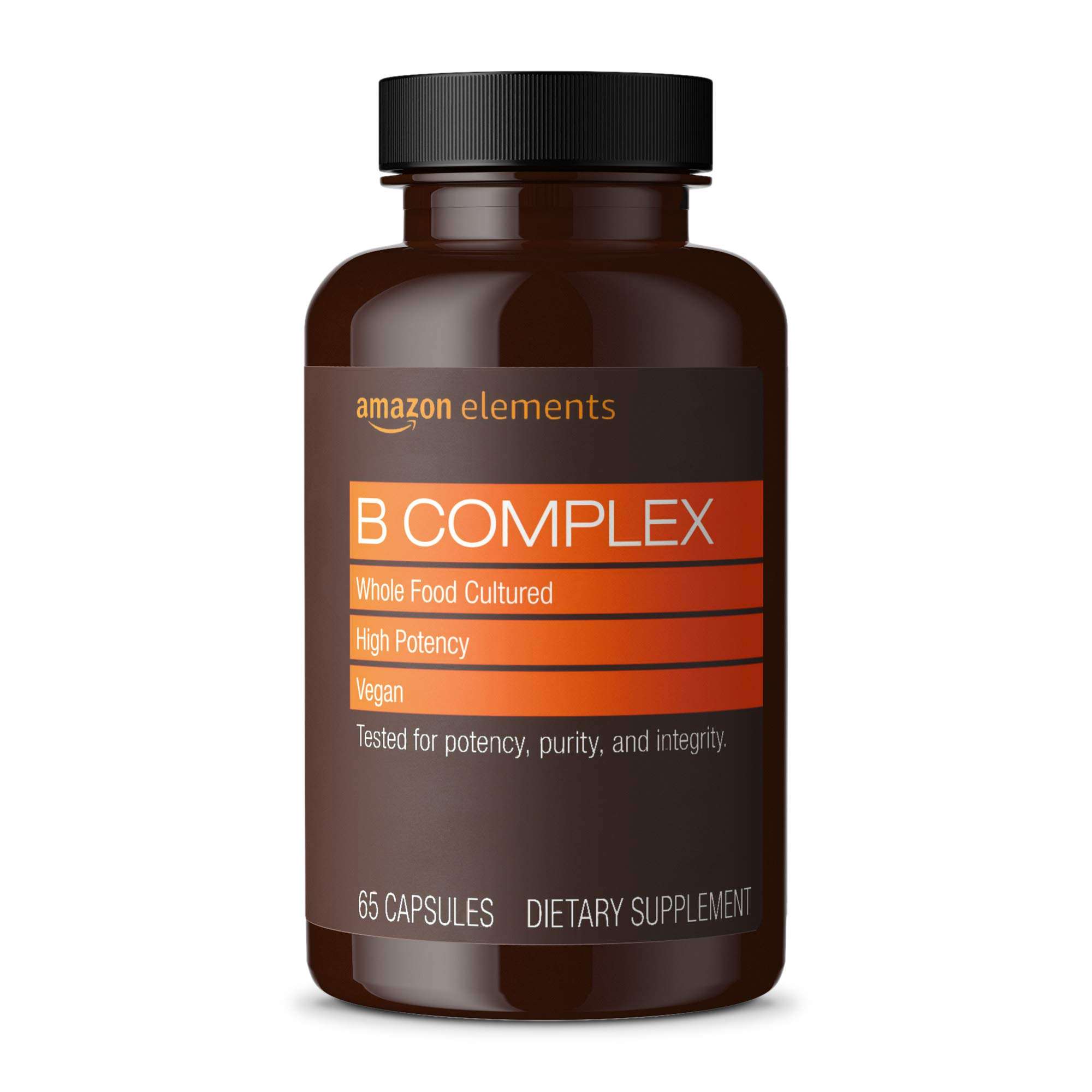 Amazon Elements B Complex (65 Capsules) and Amazon Elements Vitamin D3 (180 Softgels) 3