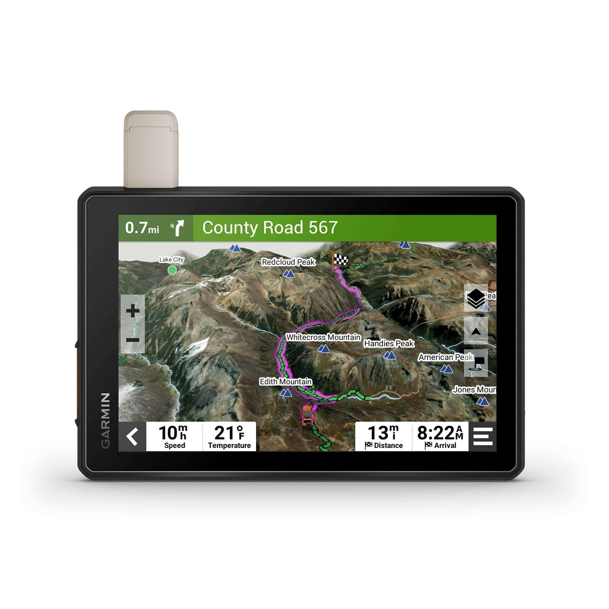 Garmin Tread Overland, All-Terrain 8" GPS Navigator with Built in Mapping and Signature Series Cloth 3