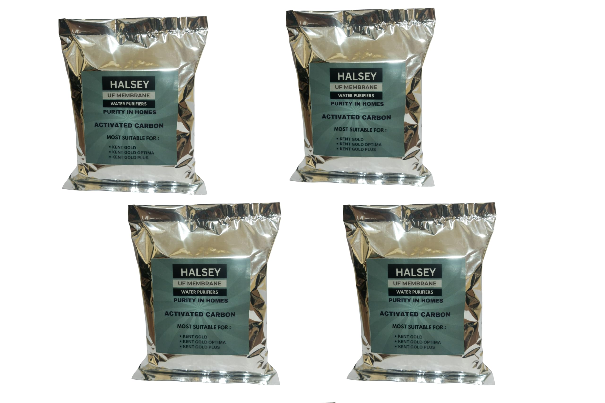 Halsey Original Combo of 1 Uf Membrane, 1 Activated Carbon Pack, 1 Sediment Filter for Kent Gold/Kent Gold+/Kent Optima Gravity Filters Spare Kit for Kent (Activated Carbon ONLY)