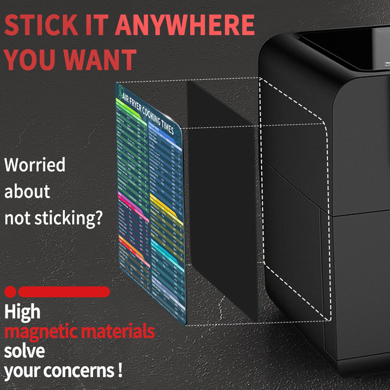 Kitchen Fryer Guide, Quick Reference Fryer Time Sheet Water Oil Resistance for Home for Kitchen for Restaurant(Fryer 17 * 27 Set) 6