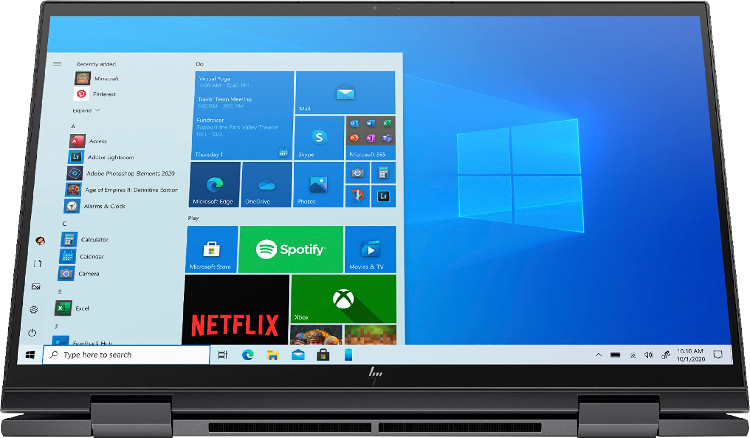 2022 HP Envy 2-in-1 Laptop 15.6 inch FHD Touchscreen 8-Core AMD Ryzen 7 5825U Radeon Graphics 32GB DDR4 2TB NVMe SSD WI-FI 6 Windows 10 Home Fingerprint Backlit Keyboard w/ RTZK 32GB USB Drive 5