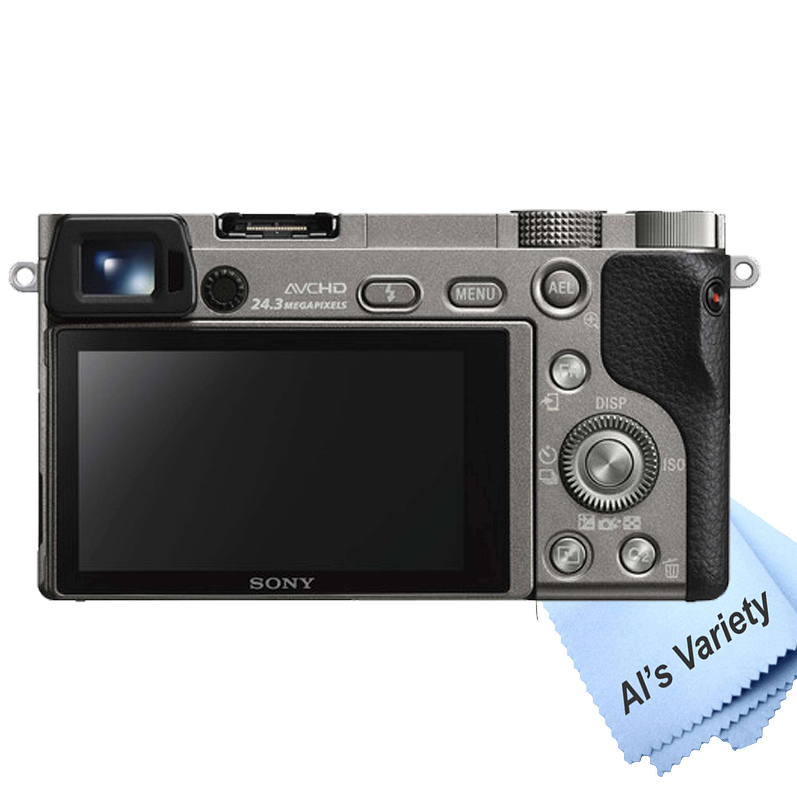 Sony a6000 Mirrorless Digital Camera(Graphite) with 16-50mm Lens + 32GB Card, Tripod, Case, and More (18pc Bundle) 4