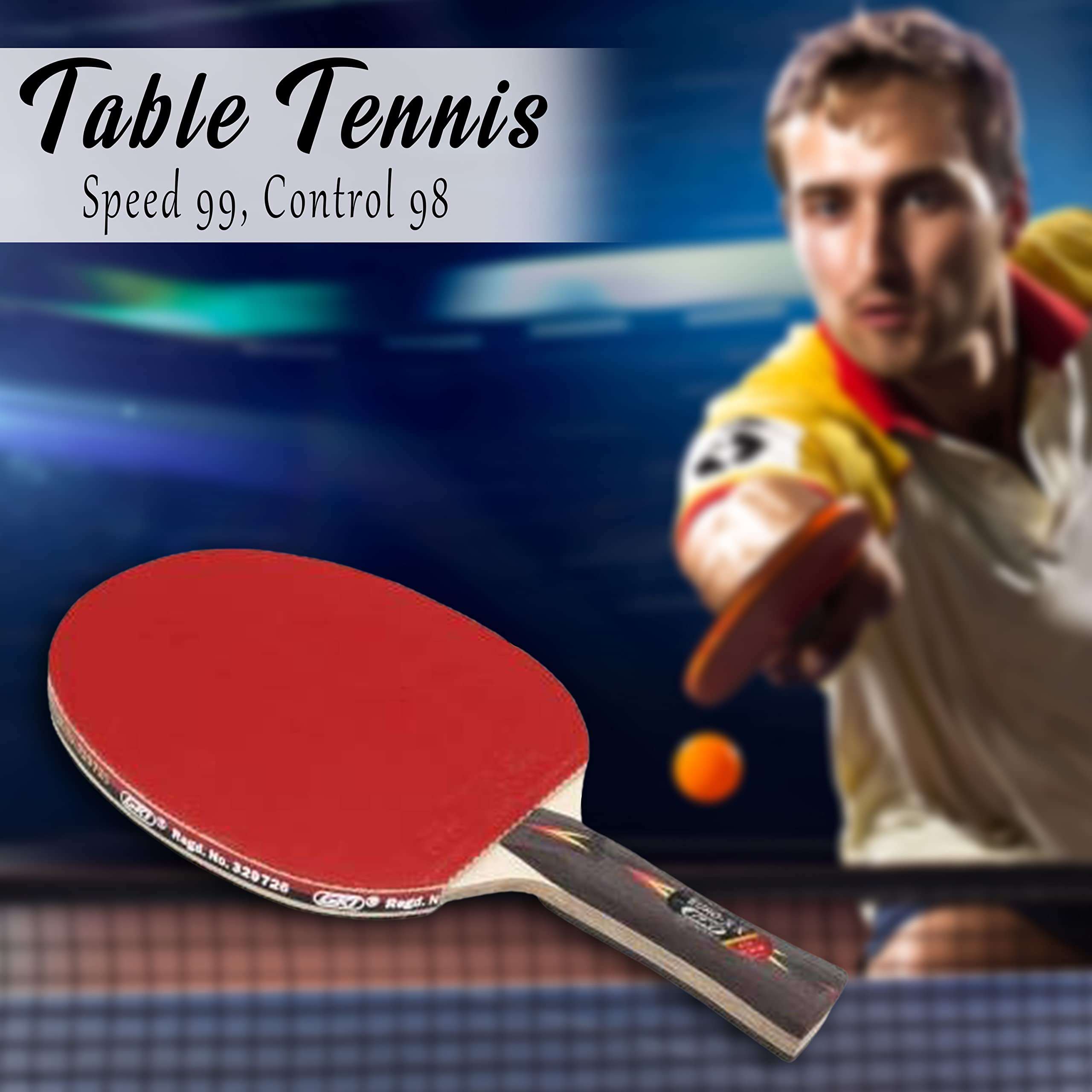 GKI Euro XX Wooden Table Tennis Racquet 4
