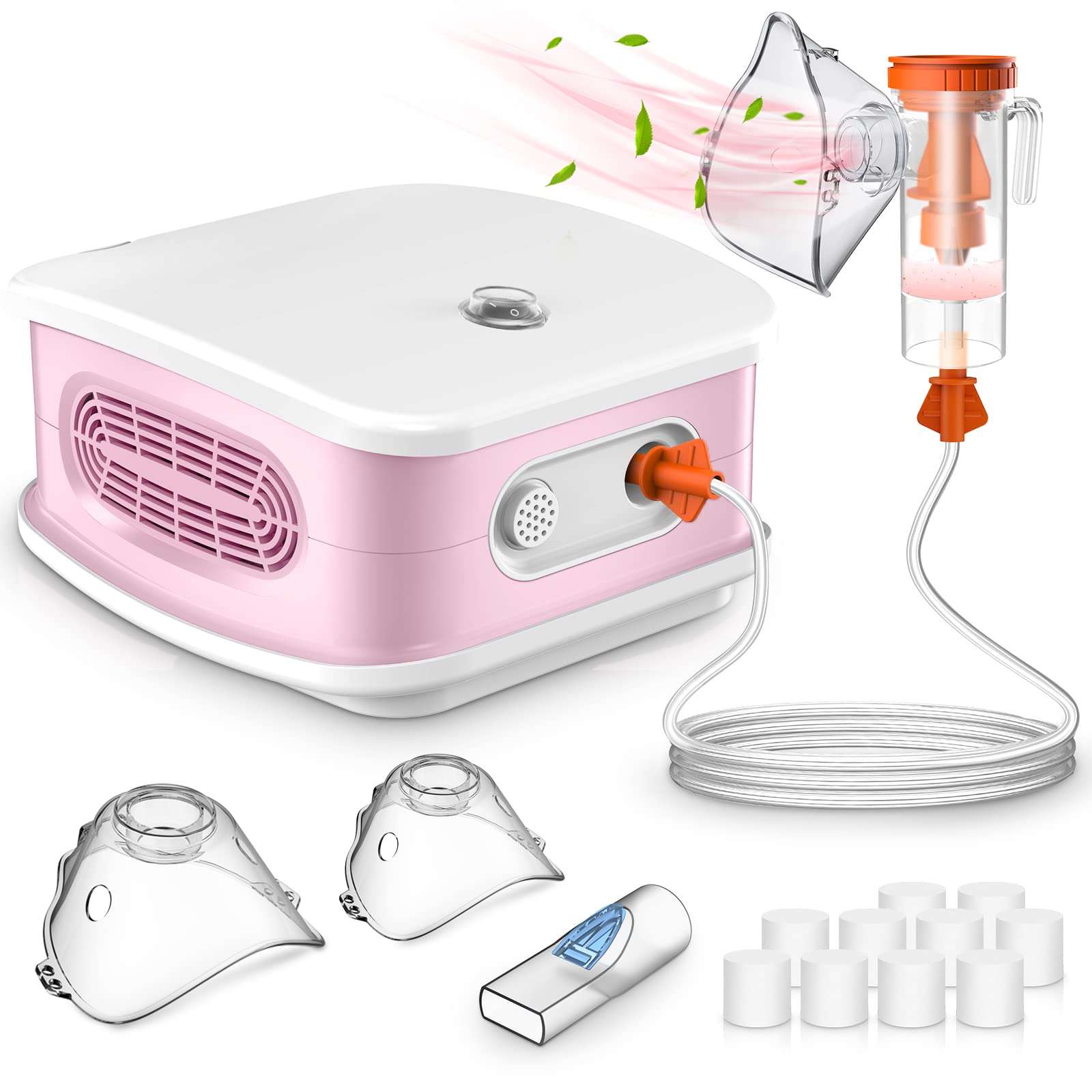 Nebulizer Machine for Adults,Desktop Jet Nebulizer for Home and Travel,Nebulizer for Kids with A Set of Accessories 1