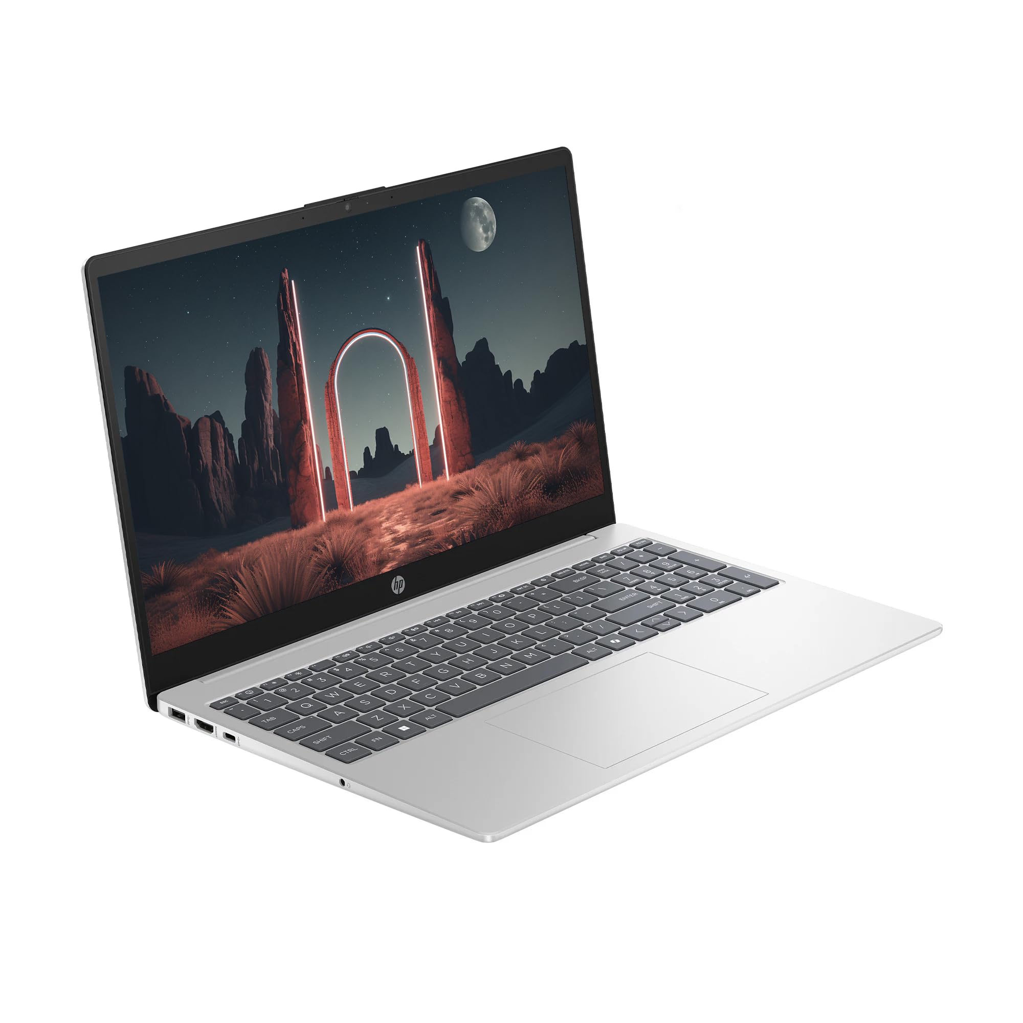 HP 15.6" FHD Touchscreen Laptop, Intel Core Ultra 5 125H (14-Core), 24GB RAM, 1.5TB Storage (1TB SSD + 512GB Docking Station Set), AI‑Ready, Windows 11, SageNova Earphones, Silver 4