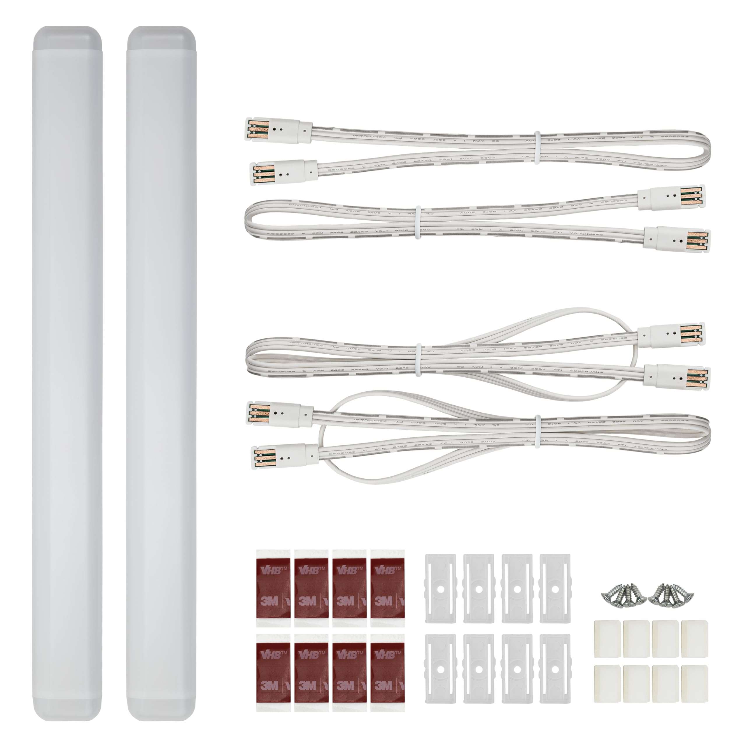 VerLuce 2 Bar ADD-ON Kit - for Use with VER-4BAR-KIT Only - Not for Use with Flat Panels or Other Lighting Kits 1