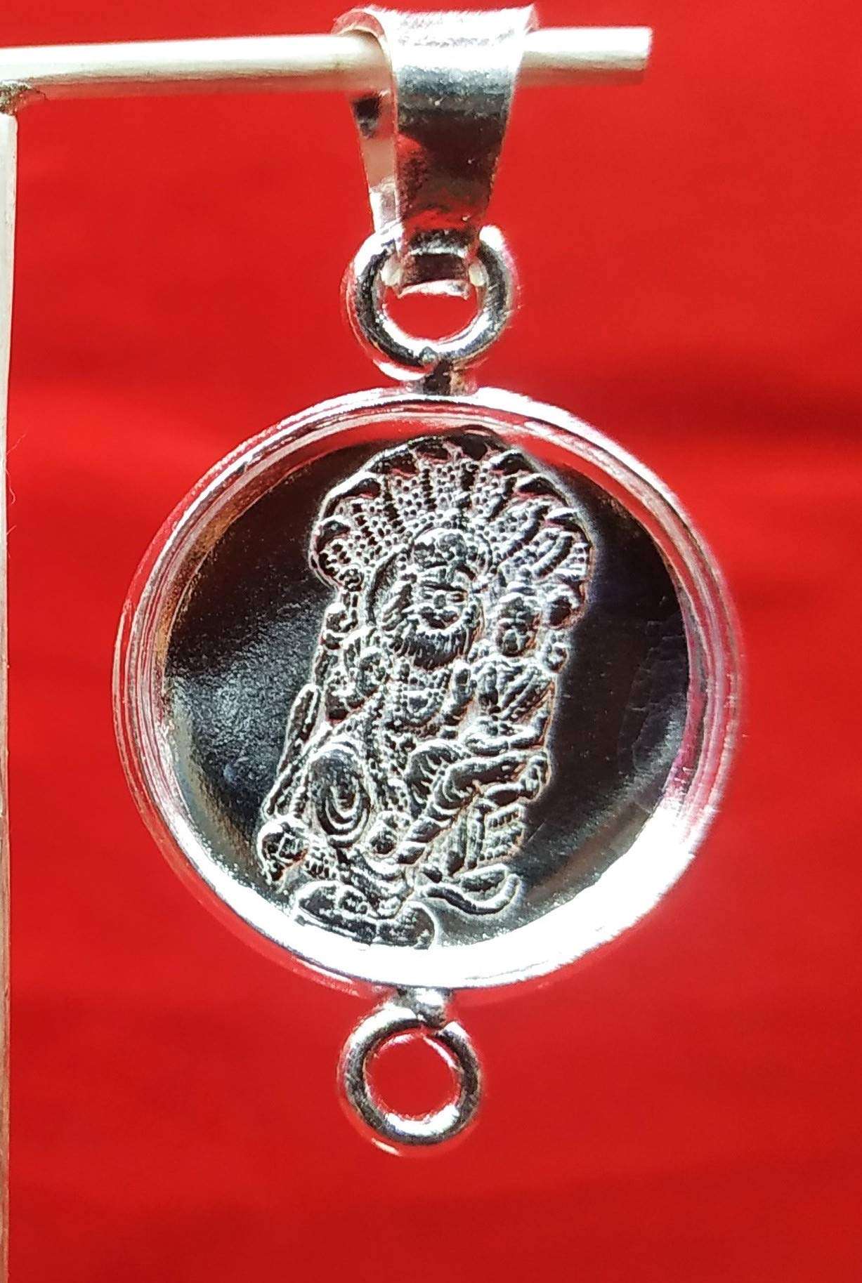Narsingh Dev Yantra Silver Locket | Narsingh Dev Yantra Silver Pendent 3