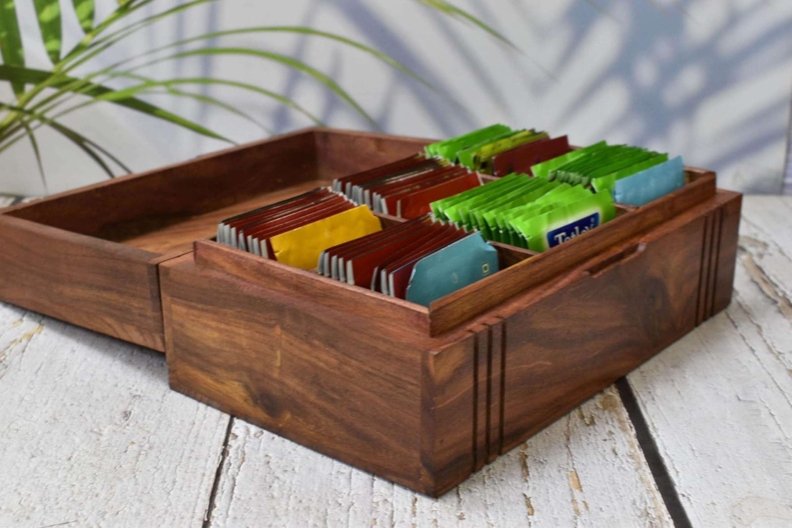 India House Wooden Box Tree Of Life Keepsake Storage Multi Utility Hand Carved| Multipurpose Box| Jewelry Box (8 inch) 5