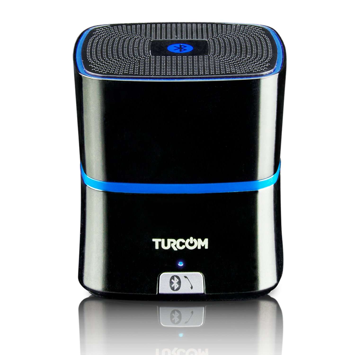 Turcom TS-450 5 Watt Power Enhanced Bass Portable Wireless Bluetooth Speaker, with Latest Bluetooth 4.0 Technology, 8-12 Hour Playtime, Rechargeable Lithium-Ion Battery, Built-in Digital Microphone, Premium Zinc Alloy Shell Speaker, Titanium Gray 3