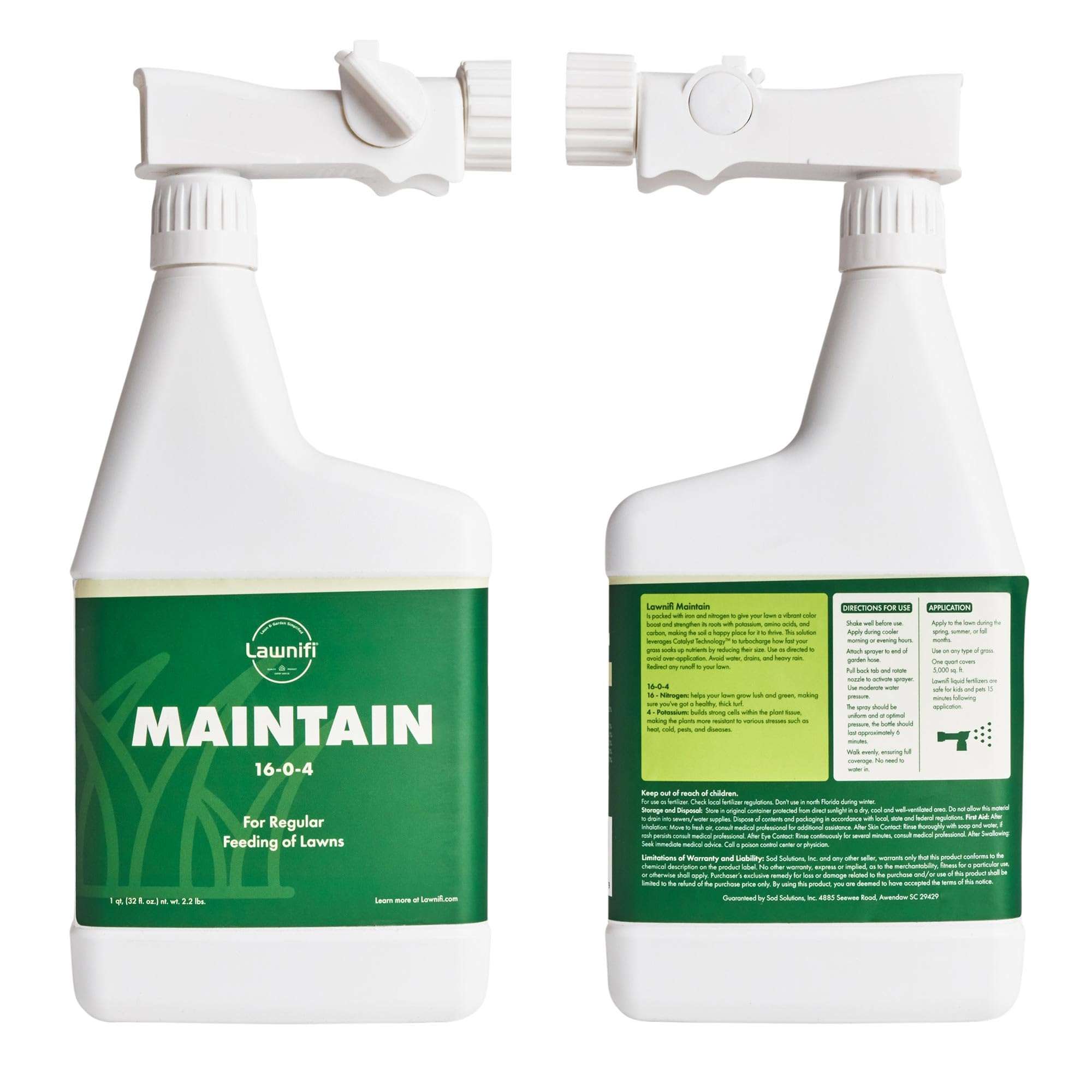 Lawnifi Maintain Liquid Fertilizer 3-Pack for Lawn Health, 16-0-4 3
