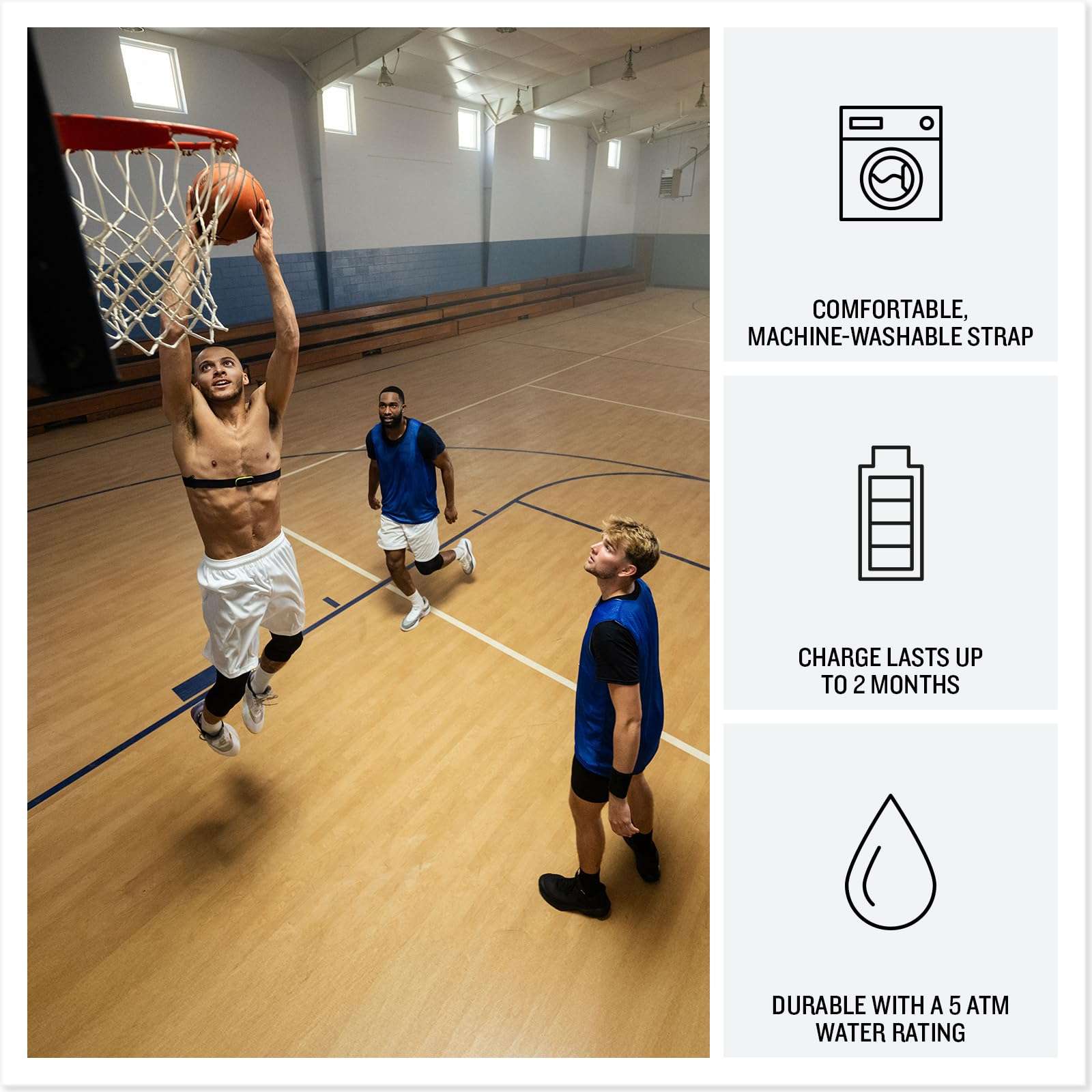 Garmin® HRM 600 Premium Heart Rate Monitor, Accurate Heart Rate and HRV Data, Running Dynamics, Stand-Alone Activity Recording, M-XL 4